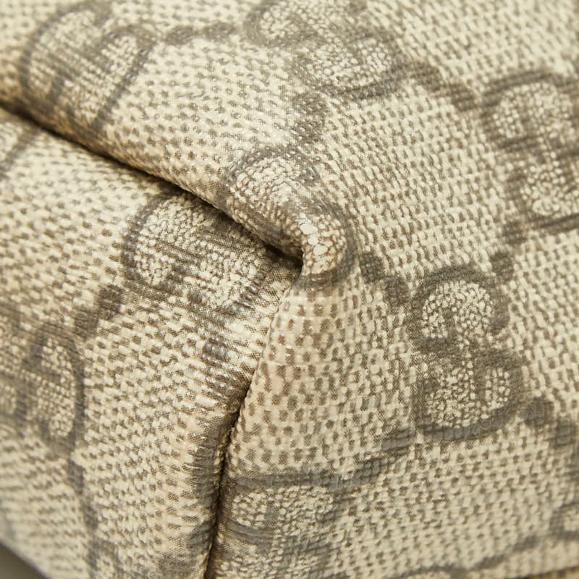 Gucci Beige Brown Pvc Leather Shoulder Bag (Pre-Owned)