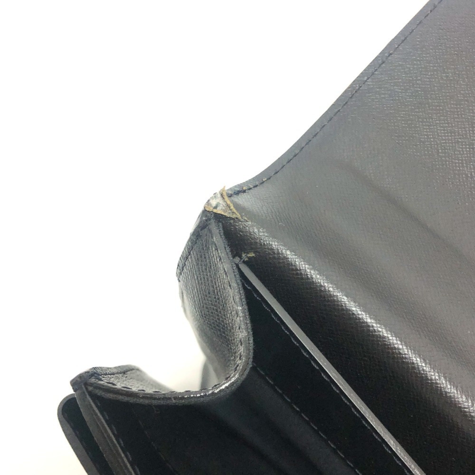 Louis Vuitton Ardoise Black Taiga Leather Briefcase (Pre-Owned)