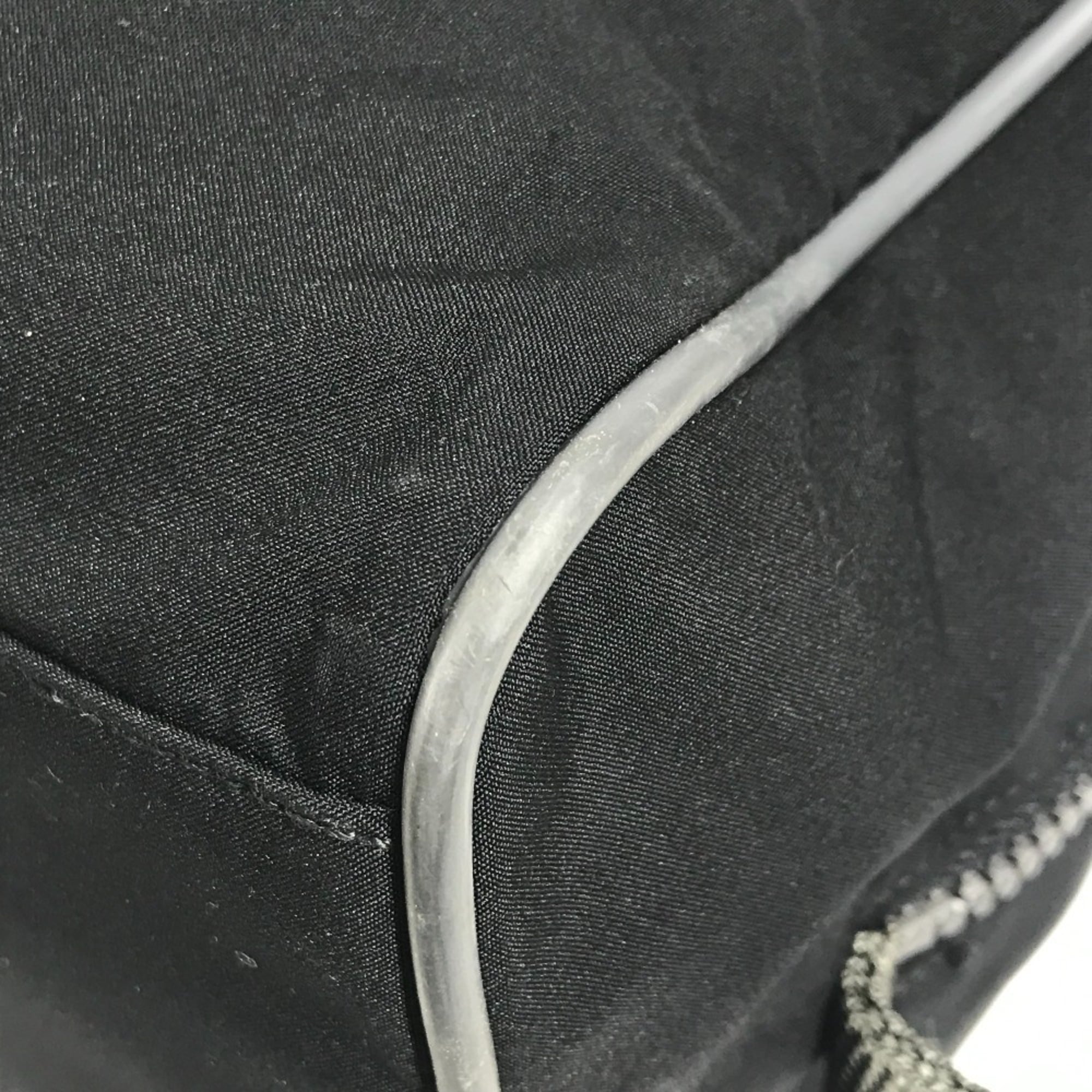 Prada Black Nylon Boston Bag Handbag Shoulder Bag (Pre-Owned)