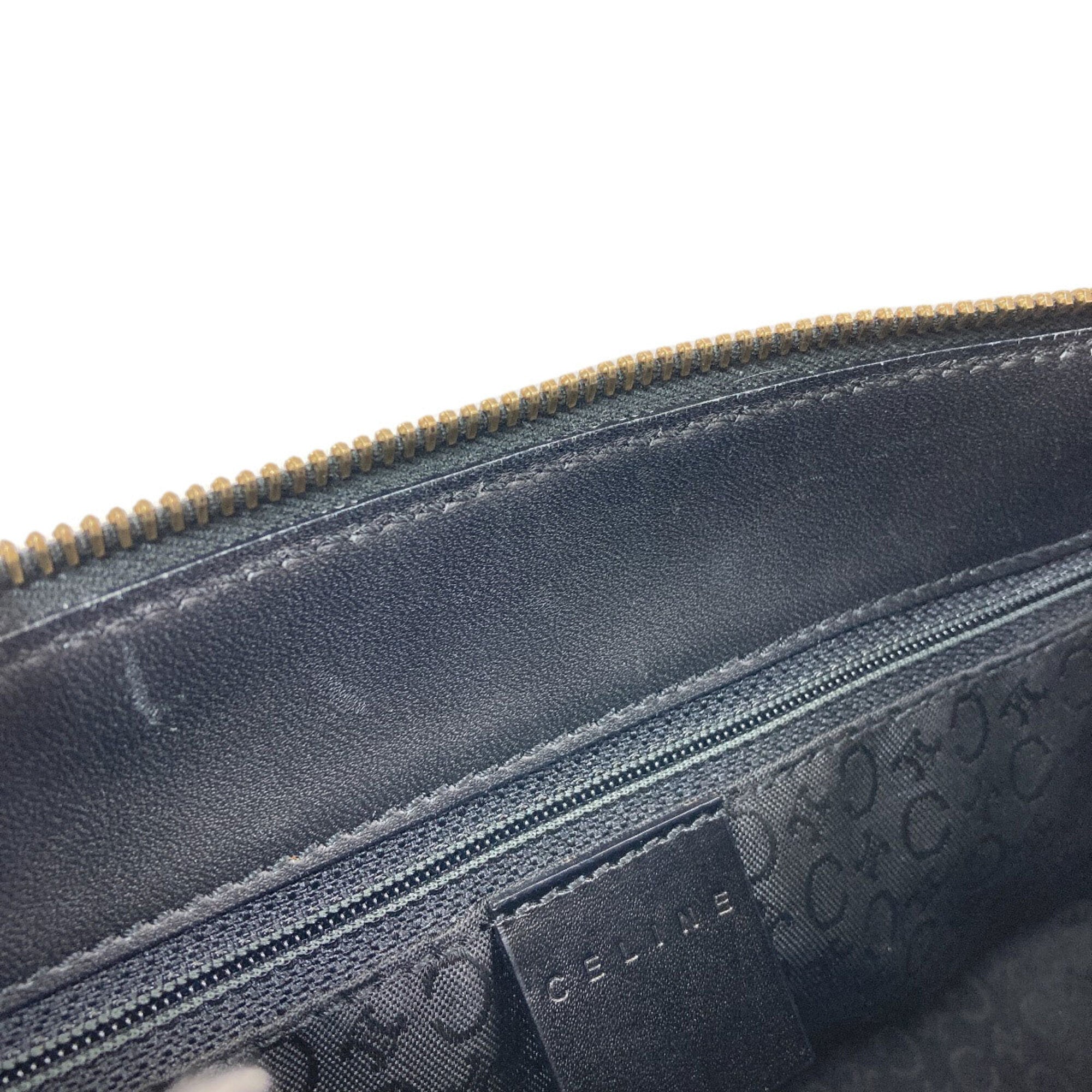 Celine Black Canvas Shoulder Bag (Pre-Owned)