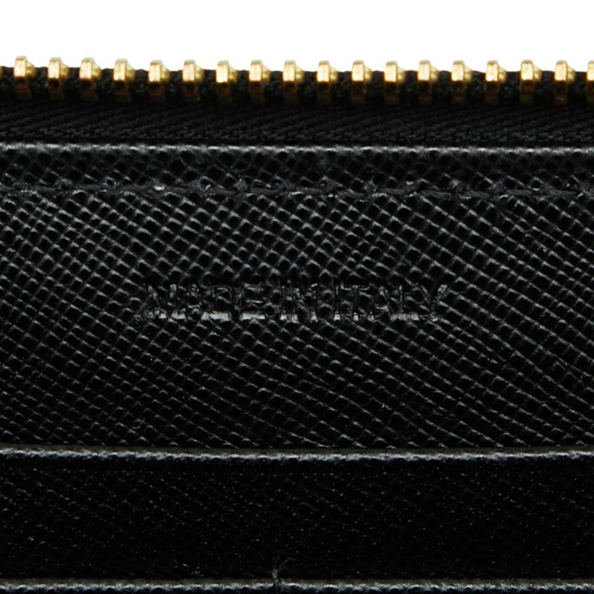 Prada Black Nylon Long Wallet (Bi-Fold) (Pre-Owned)