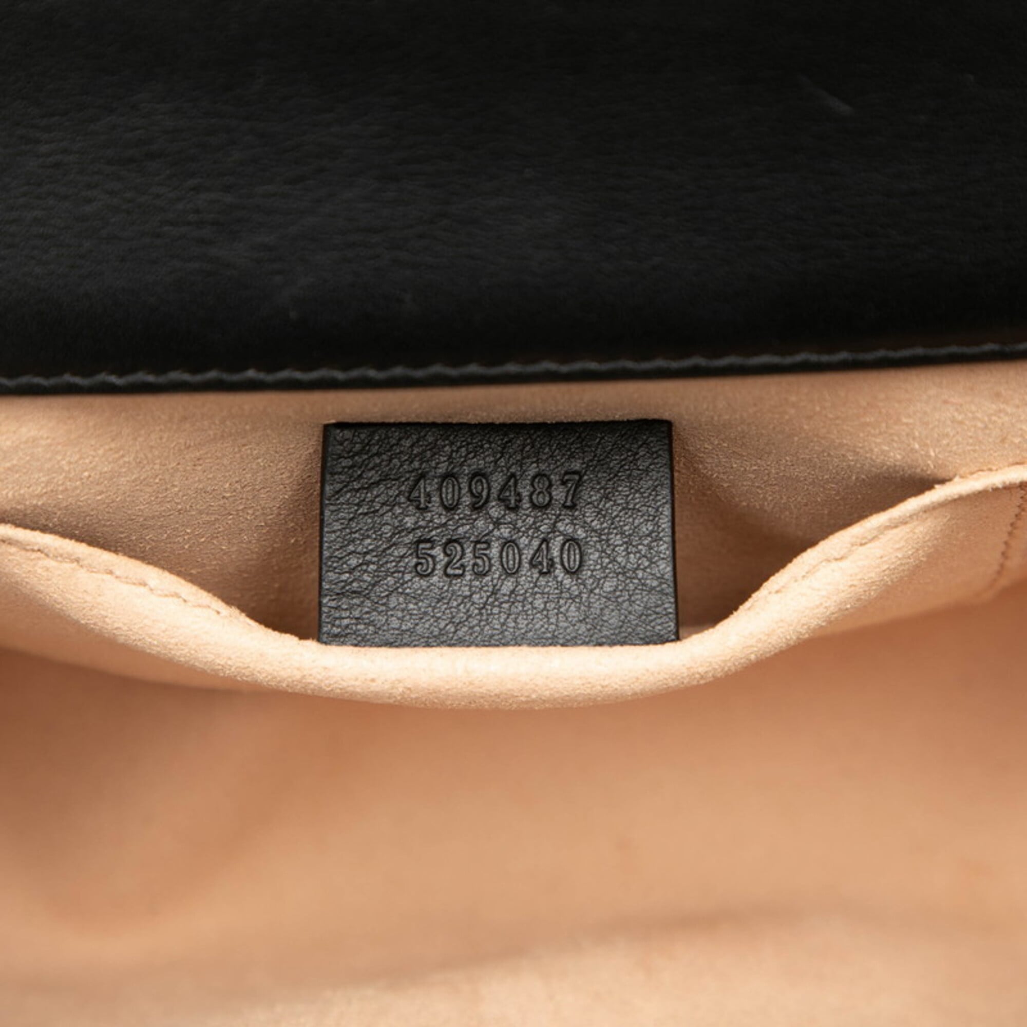 Gucci Beige Black Pvc Leather Shoulder Bag (Pre-Owned)