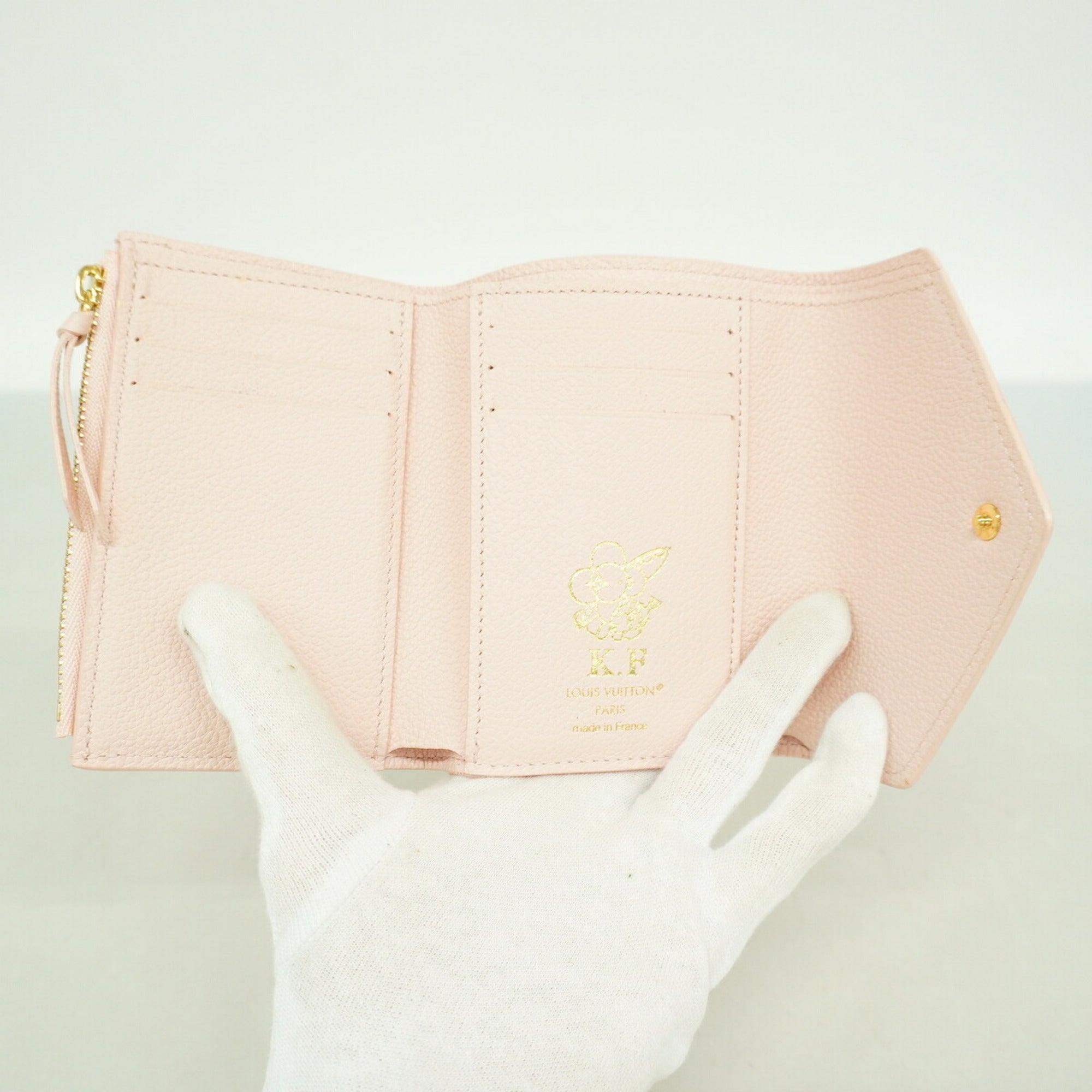 Louis Vuitton Rose Wallet (Tri-Fold) (Pre-Owned)