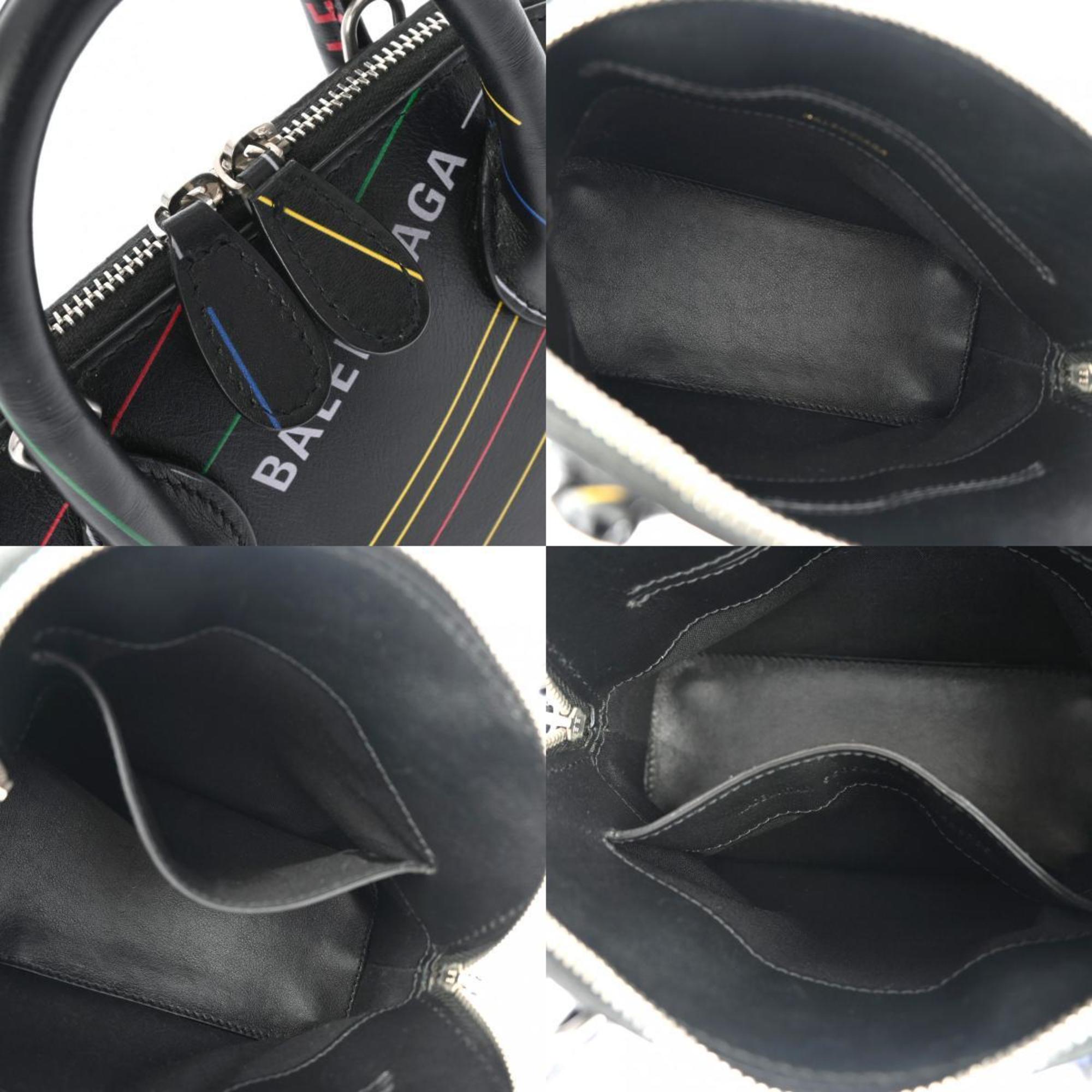 Balenciaga Black Leather Handbag (Pre-Owned)