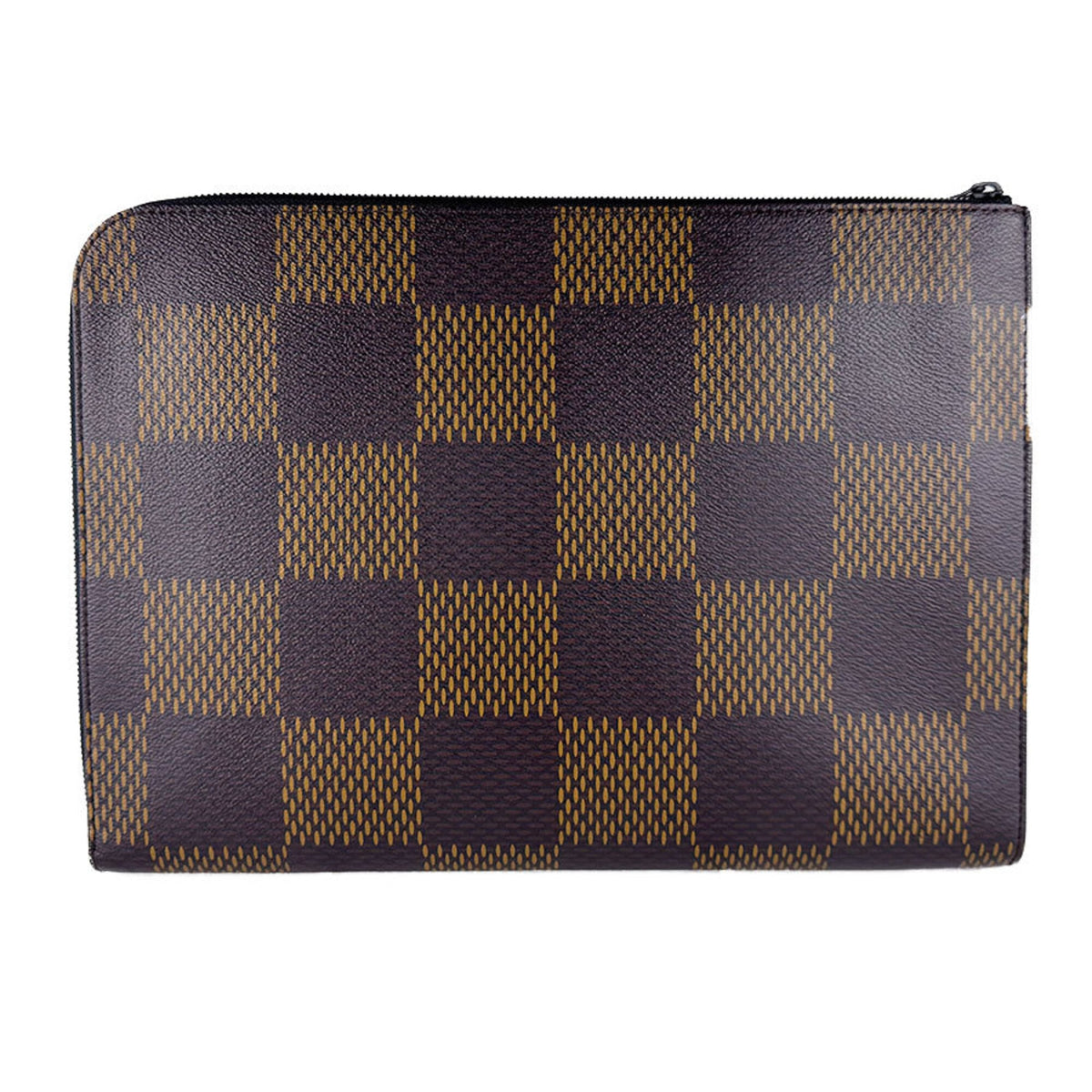 Louis Vuitton Damier Canvas Ebene Clutch Bag Pochette (Pre-Owned)