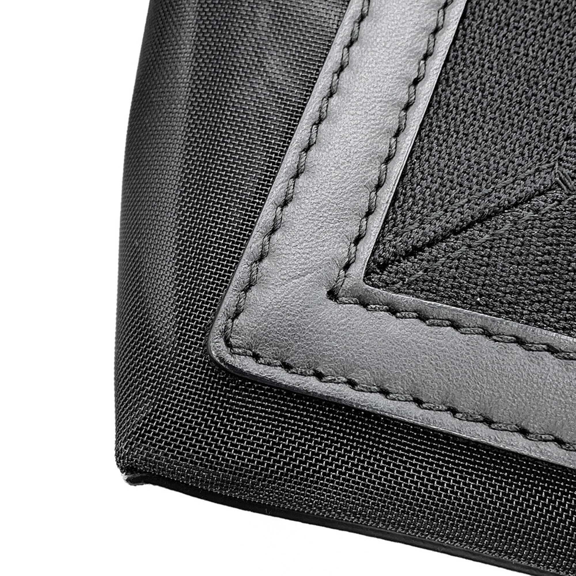 Balenciaga Black Mesh Leather Handbag Tote Bag (Pre-Owned)