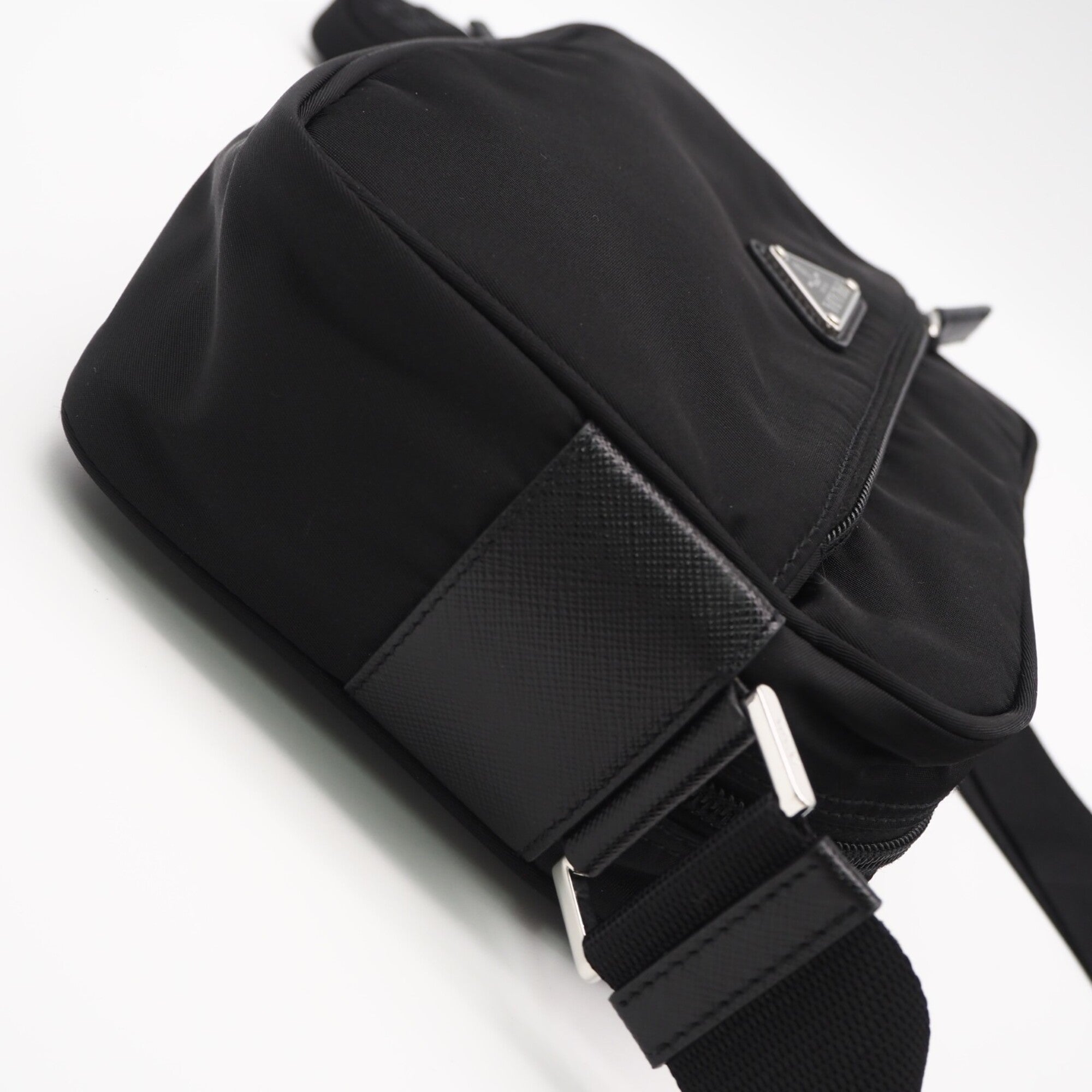 Prada Black Nylon Shoulder Bag (Pre-Owned)