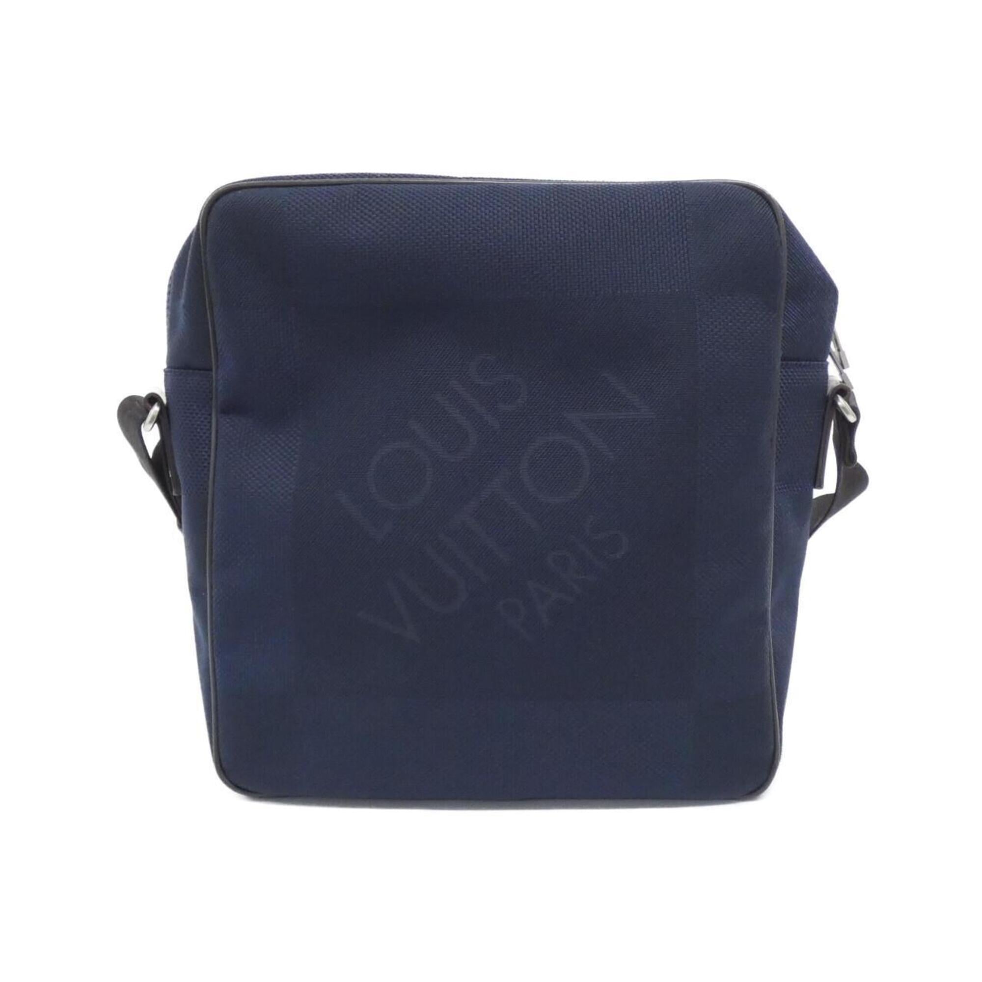 Louis Vuitton Blue Canvas Shoulder Bag (Pre-Owned)
