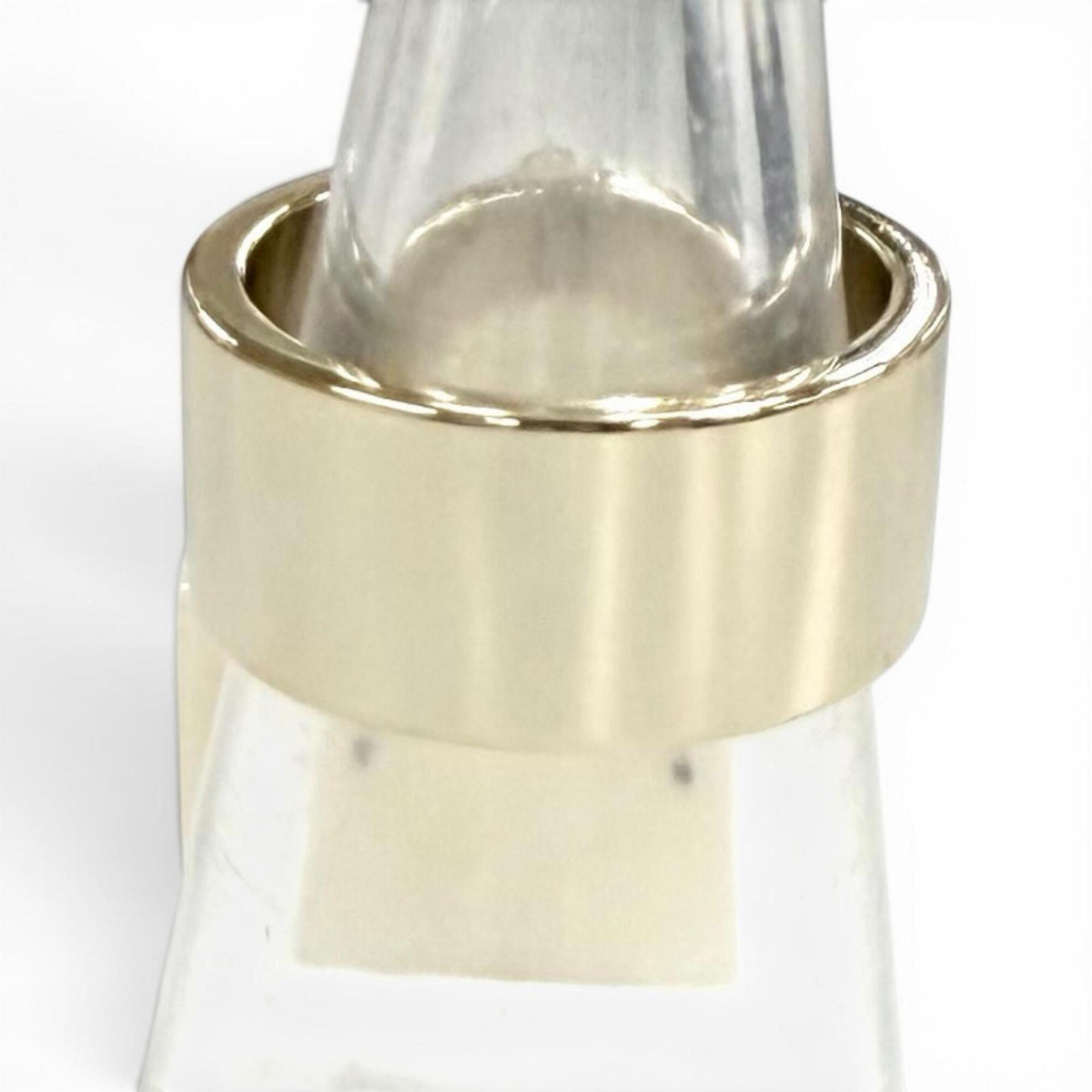 Chanel Black White Band Ring (Pre-Owned)