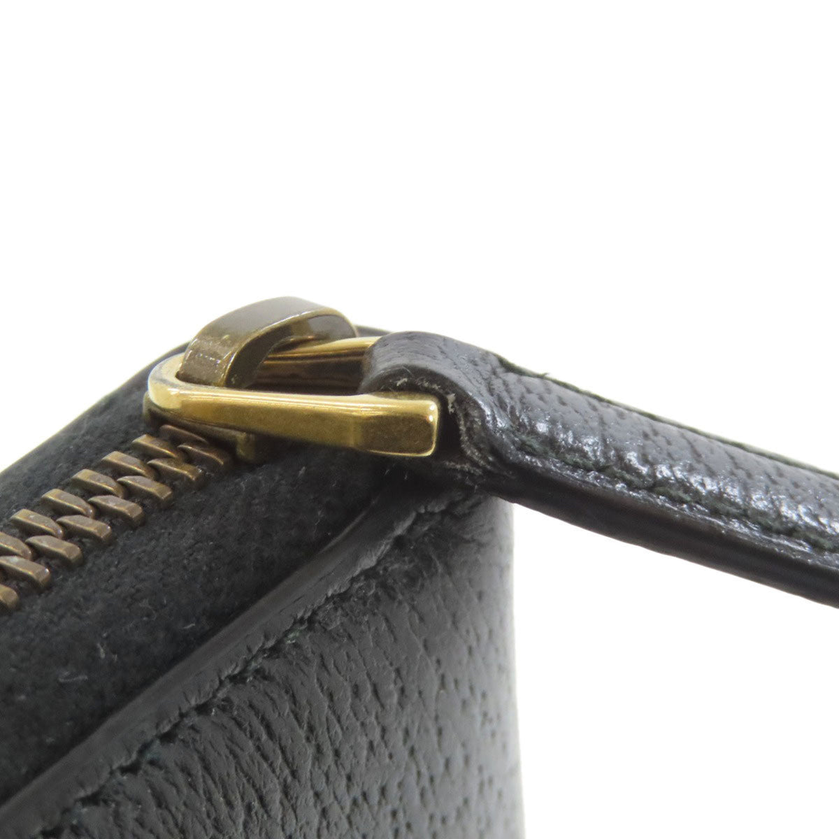 Gucci Black Leather Long Wallet (Bi-Fold) (Pre-Owned)