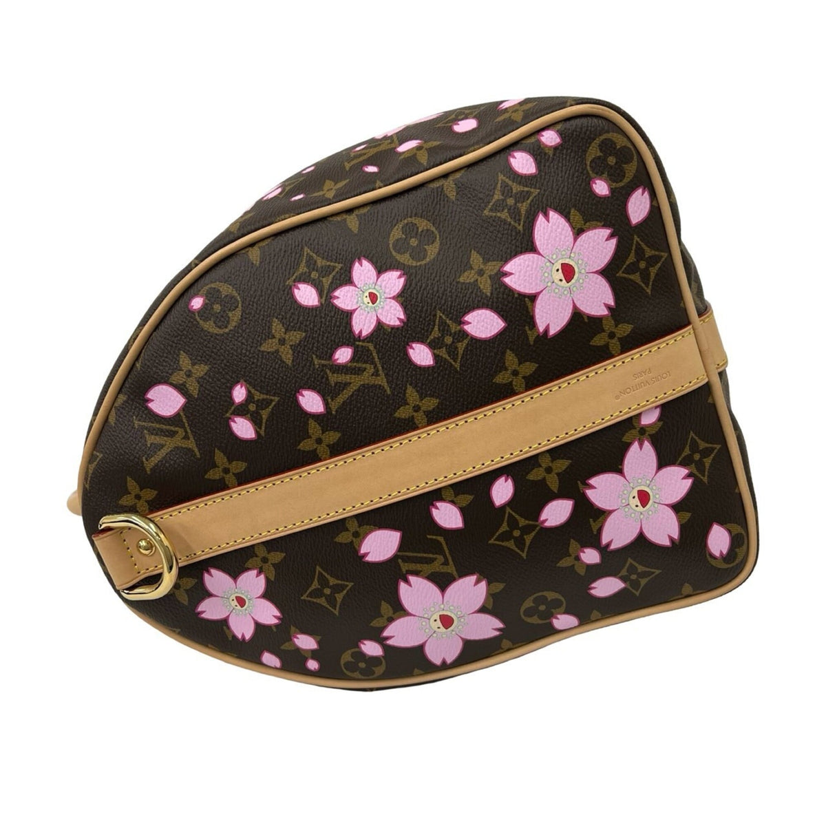 Louis Vuitton Brown Pink Leather Pvc Shoulder Bag (Pre-Owned)