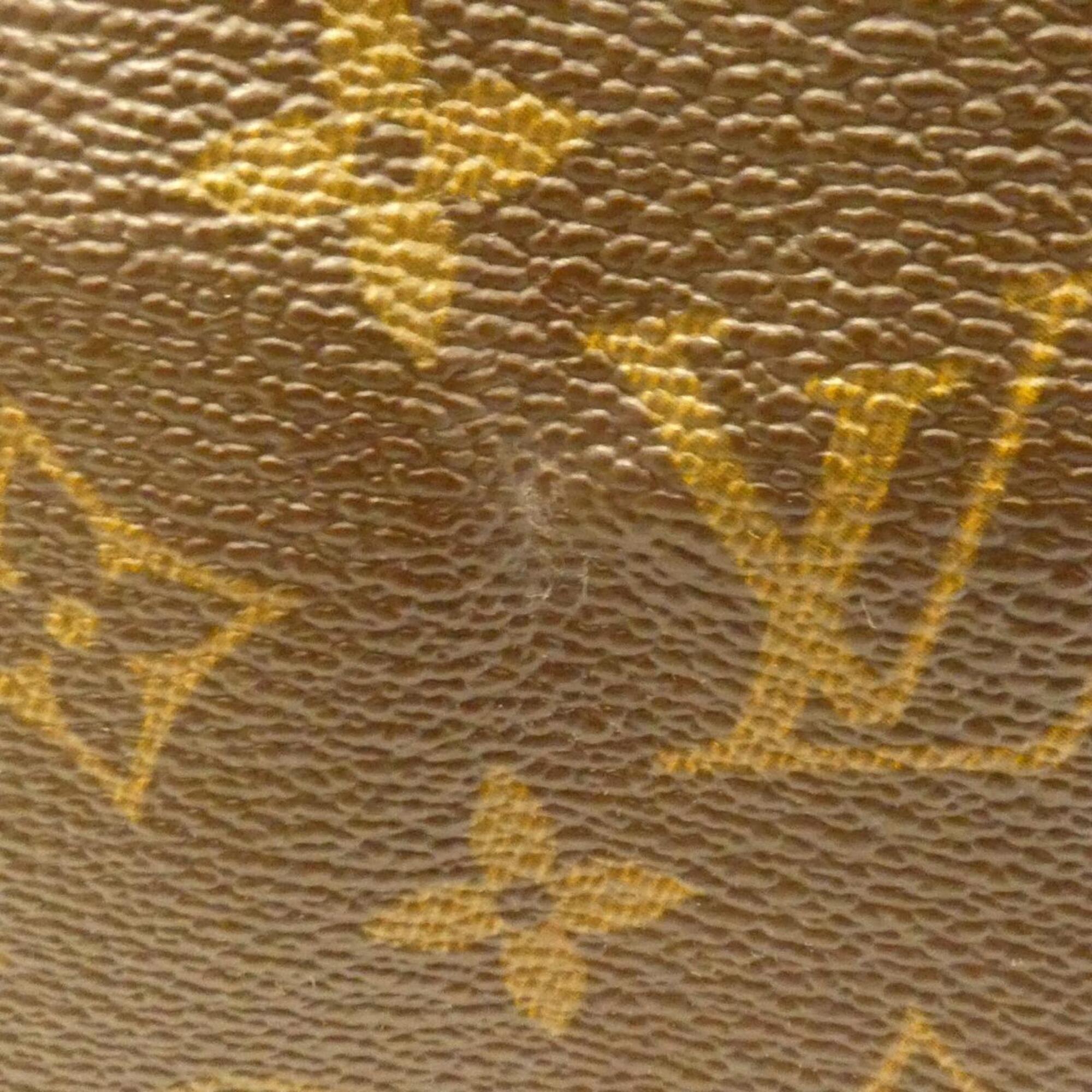 Louis Vuitton Monogram Marron Coated Canvas Boston Bag (Pre-Owned)