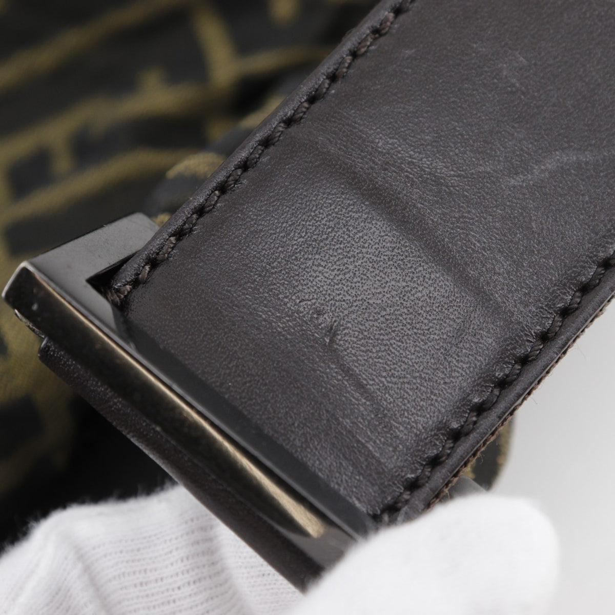 Fendi Brown Nylon Shoulder Bag (Pre-Owned)