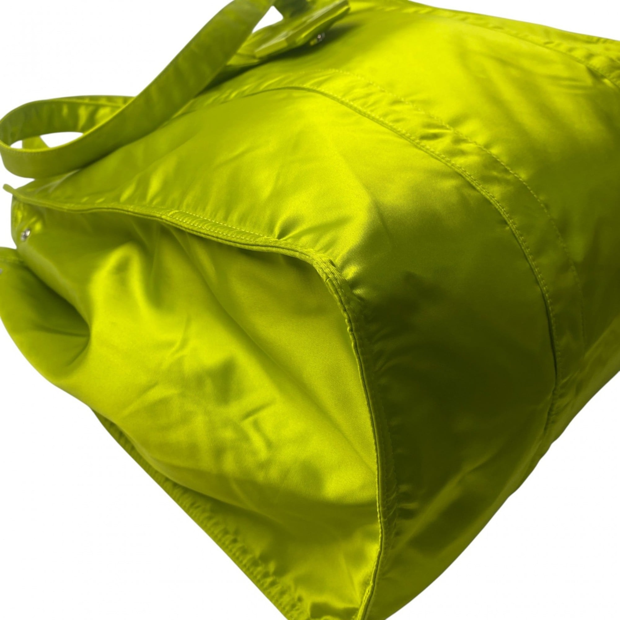 Fendi Green Yellow Nylon Eco-Bag Tote Bag (Pre-Owned)