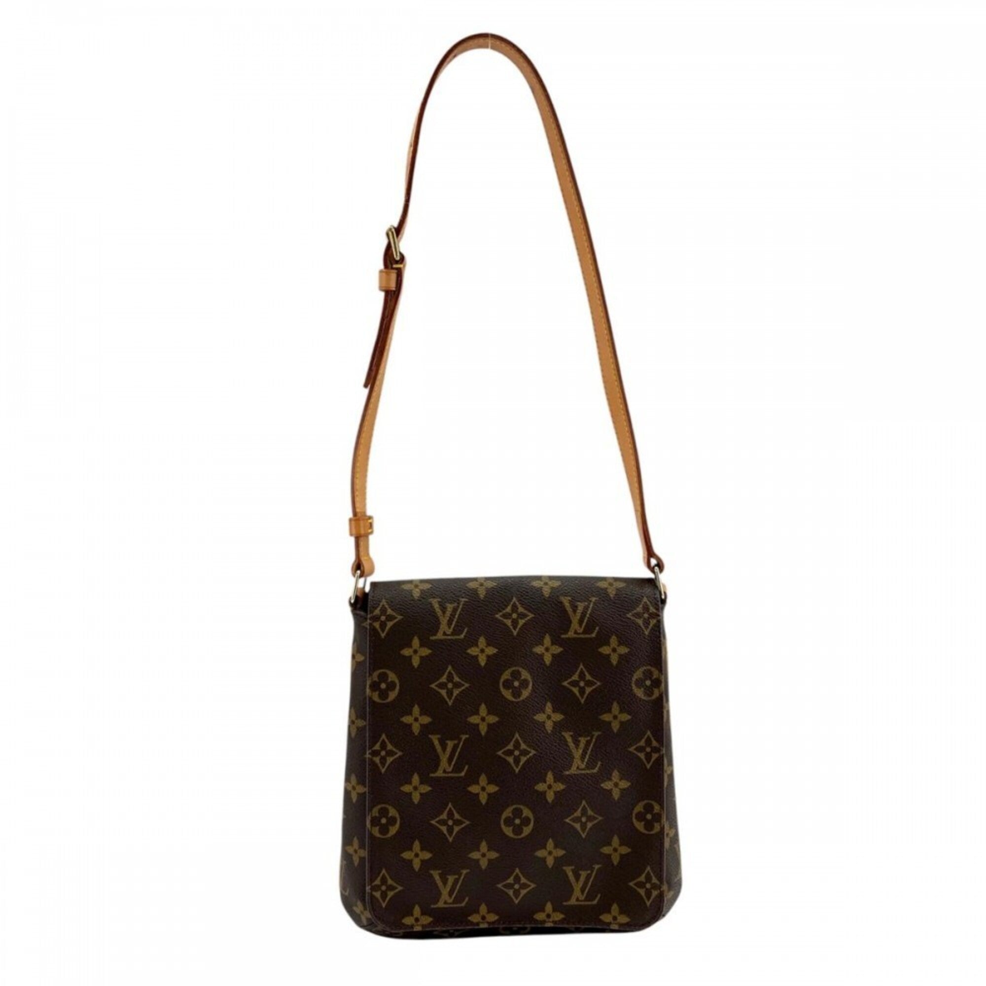 Louis Vuitton Brown Monogram Canvas Shoulder Bag (Pre-Owned)