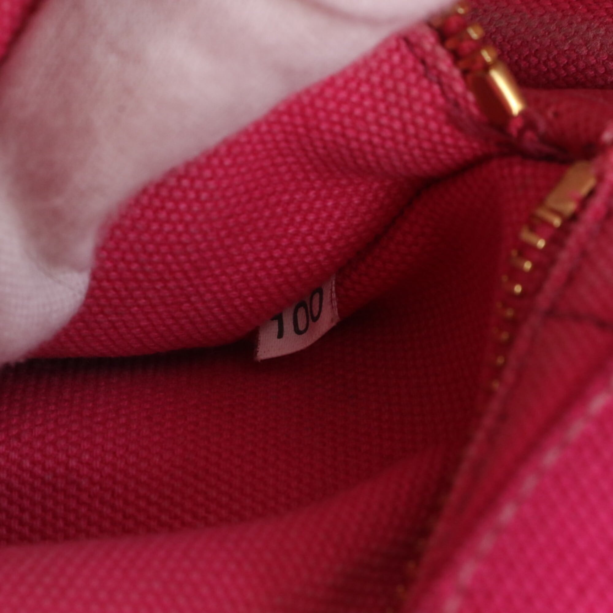 Prada Pink Leather Canvas Handbag Shoulder Bag Tote Bag (Pre-Owned)