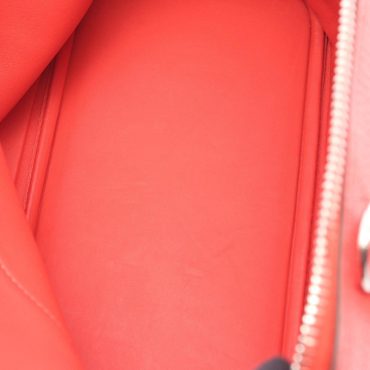 Hermes Red Color Rose Jaipur Leather Handbag (Pre-Owned)