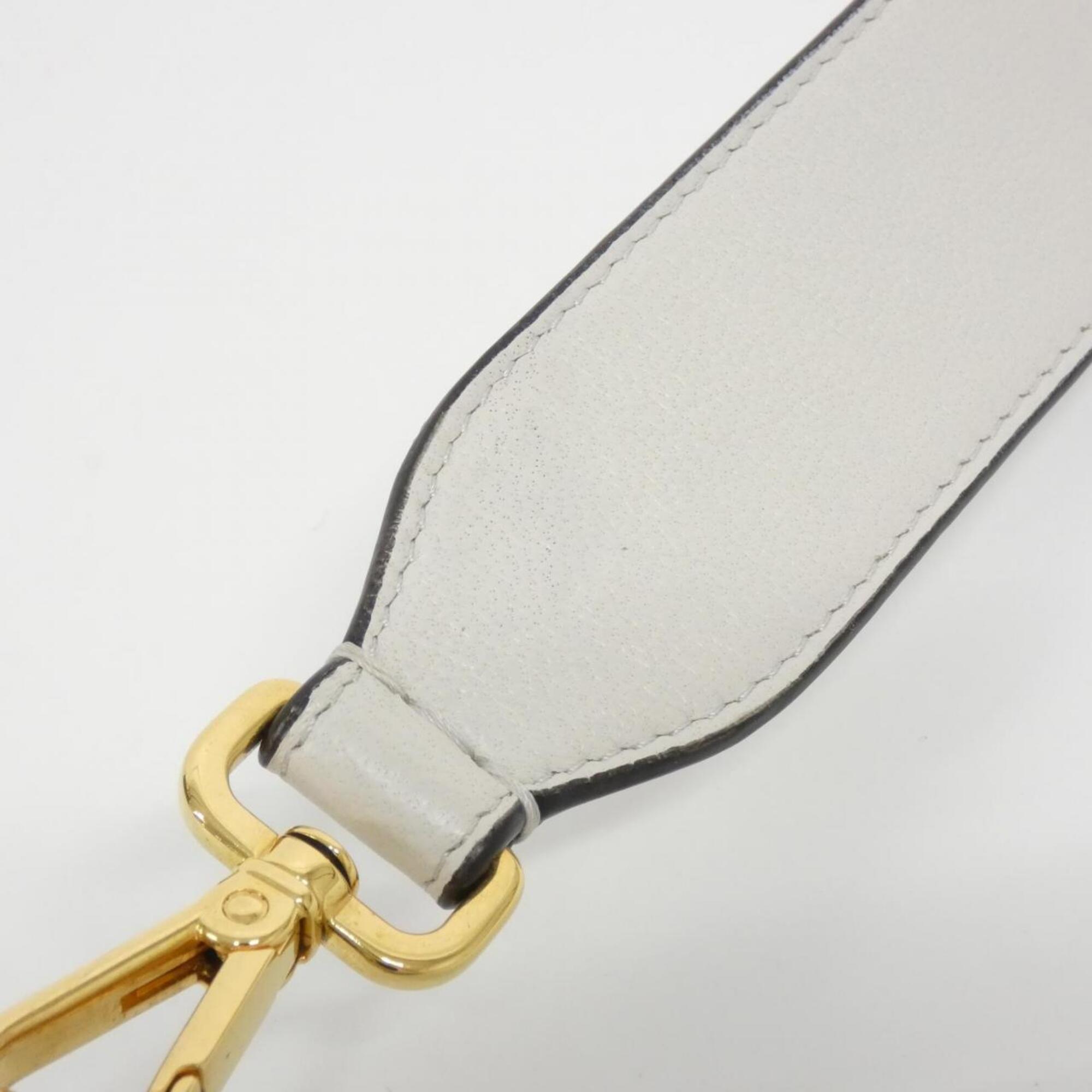Fendi White Leather Shoulder Bag (Pre-Owned)