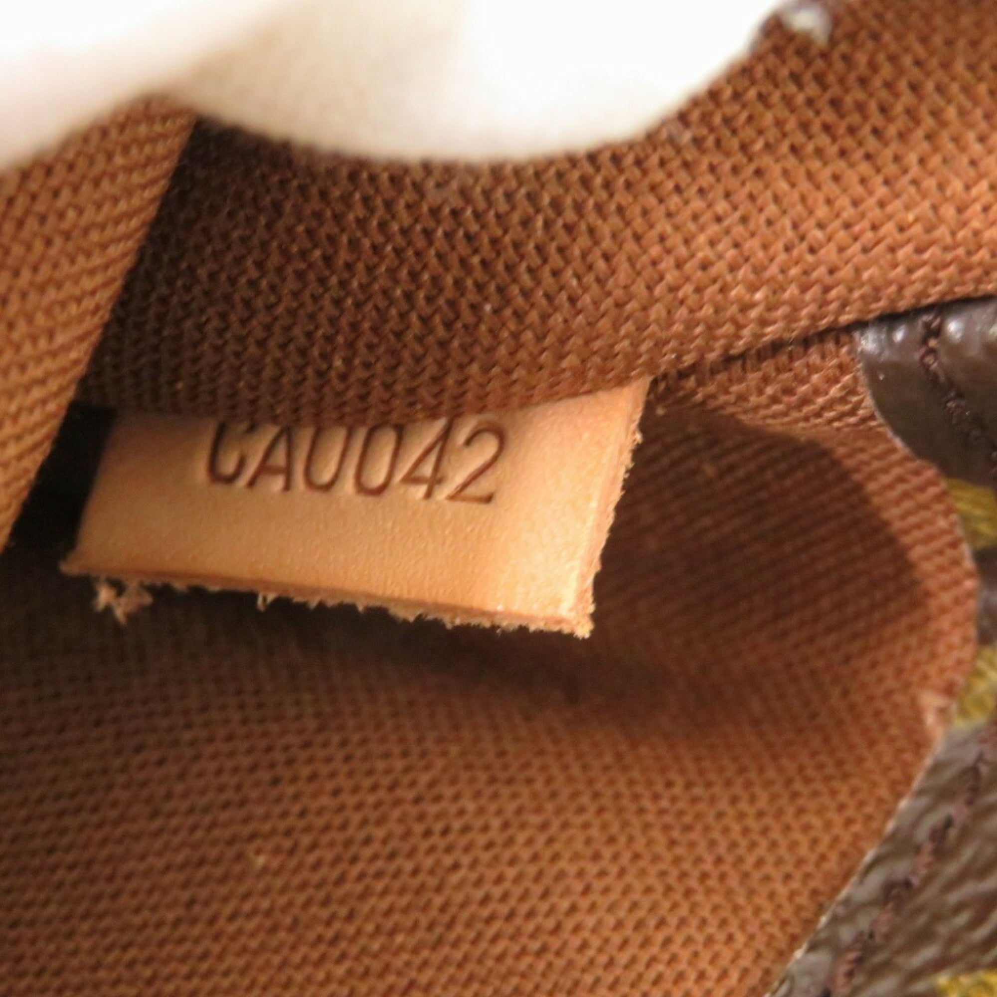 Louis Vuitton Brown Monogram Pochette Sling Bag (Pre-Owned)