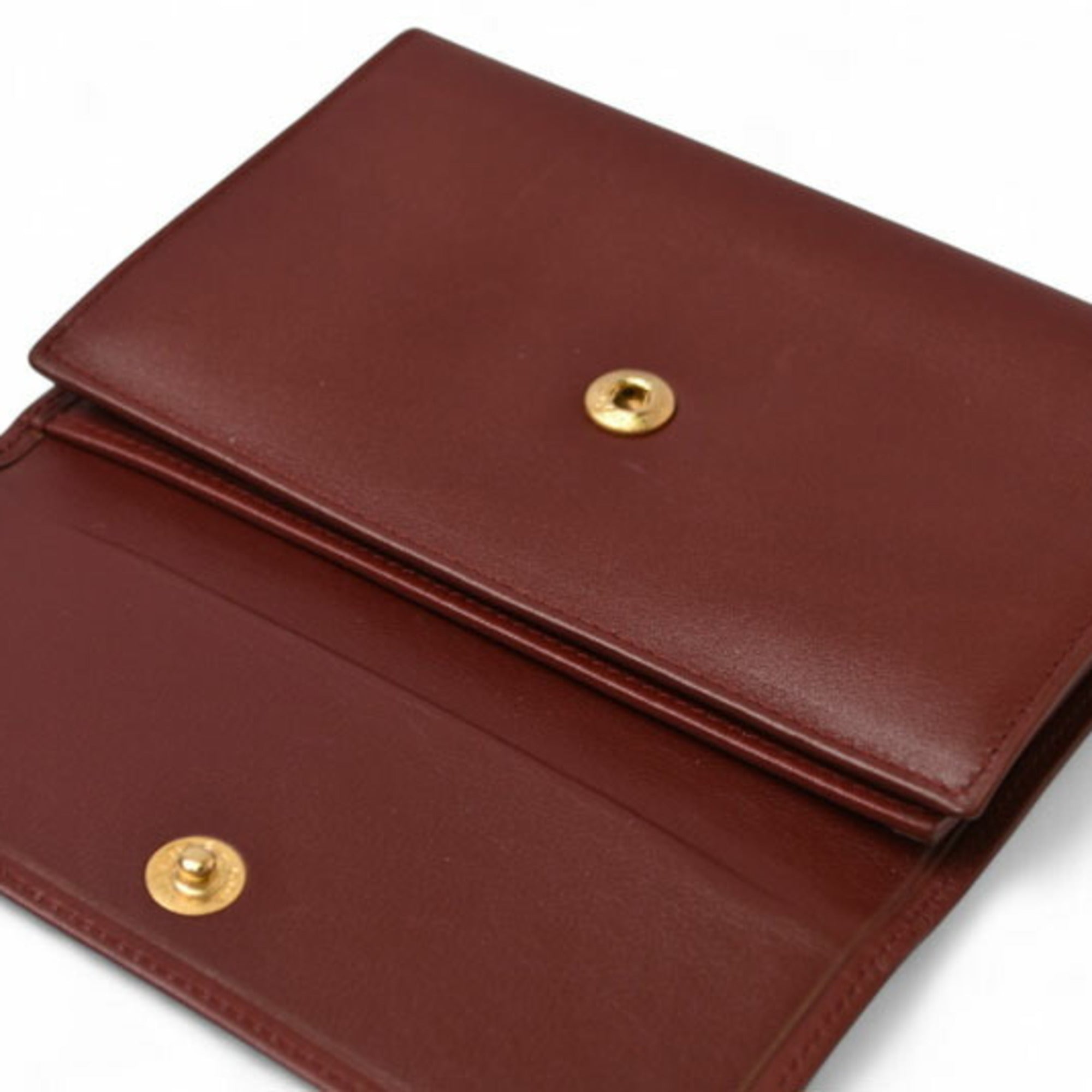 Cartier Must Bordeaux Wallet (Tri-Fold) (Pre-Owned)