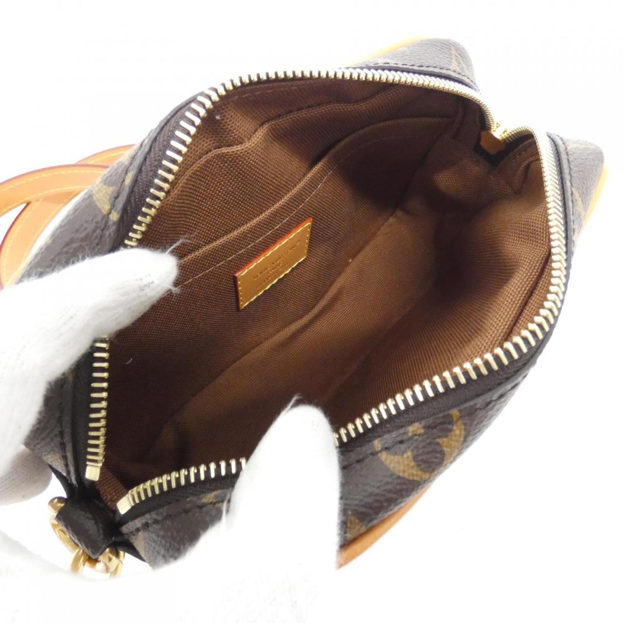 Louis Vuitton Brown Coated Canvas Shoulder Bag (Pre-Owned)