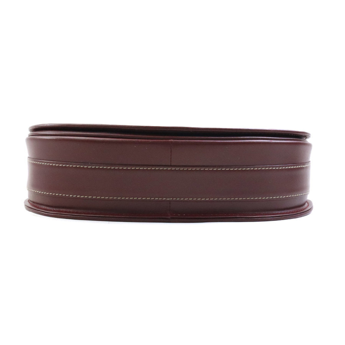 Cartier Must Bordeaux Leather Shoulder Bag (Pre-Owned)
