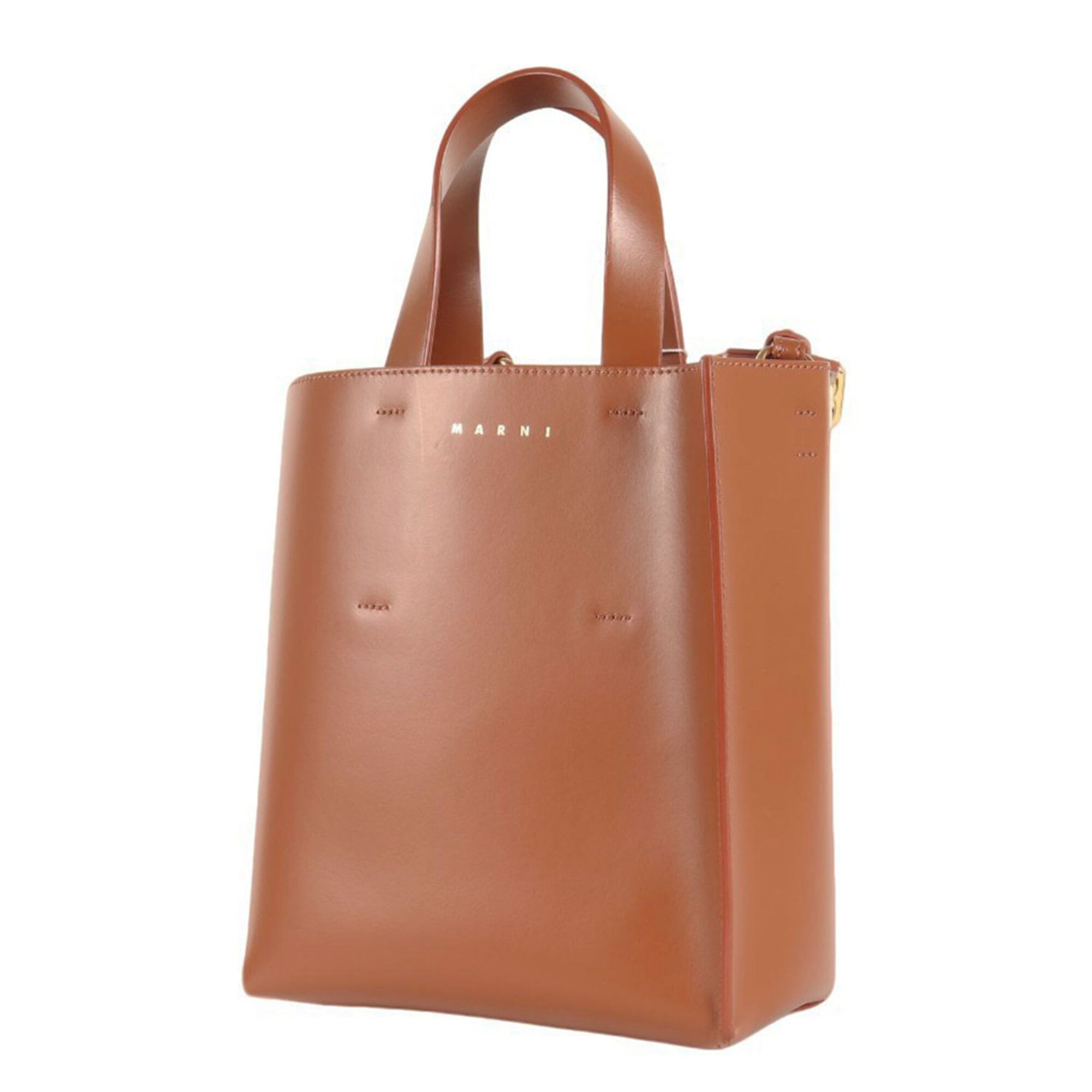 Marni Brown Leather Handbag (Pre-Owned)