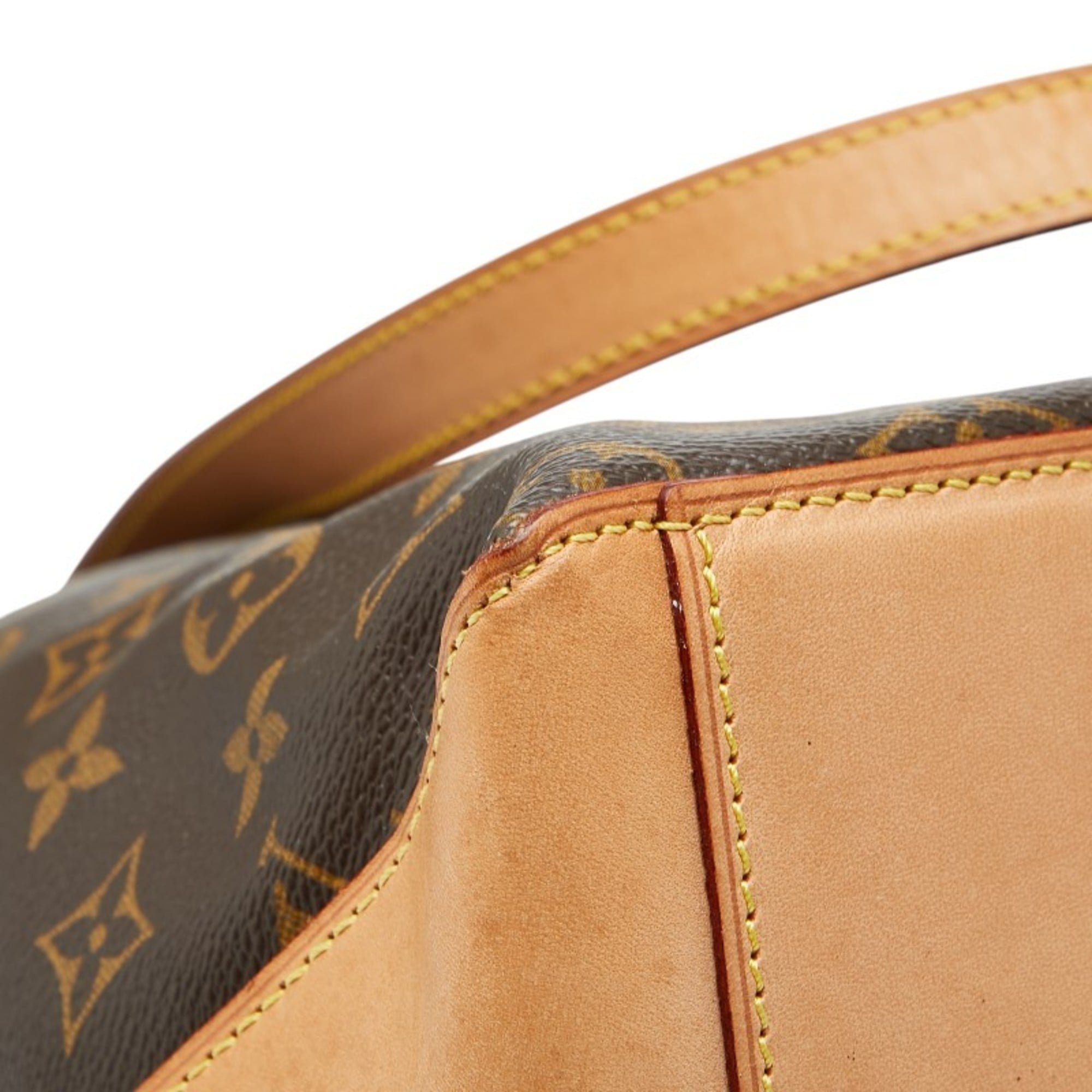 Louis Vuitton Brown Pvc Leather Shoulder Bag Tote Bag (Pre-Owned)