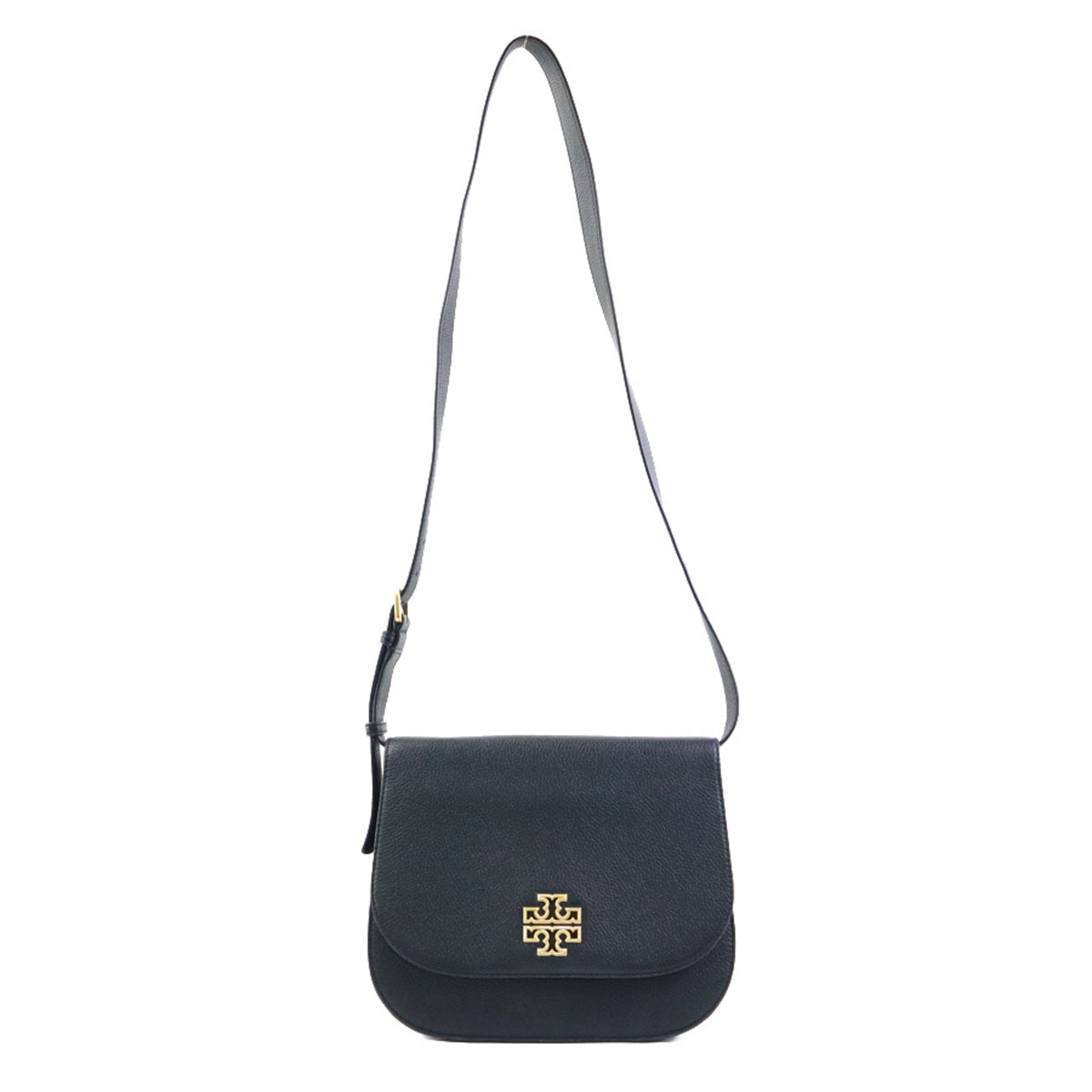 Tory Burch Black Leather Shoulder Bag (Pre-Owned)