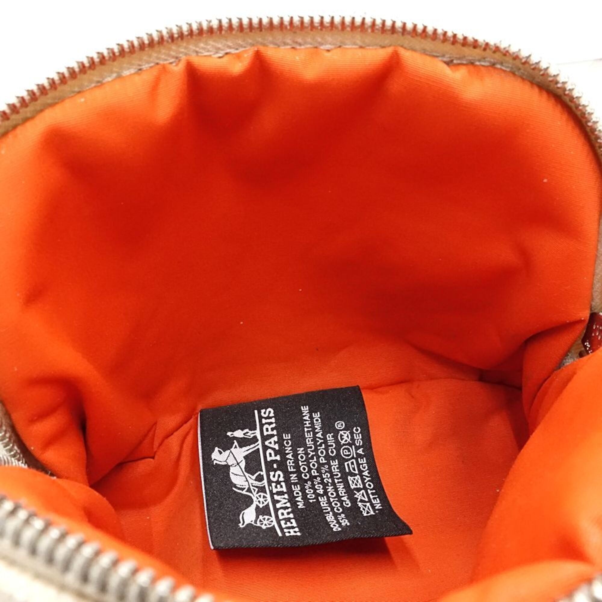 Hermes Beige Cotton Pouch (Pre-Owned)