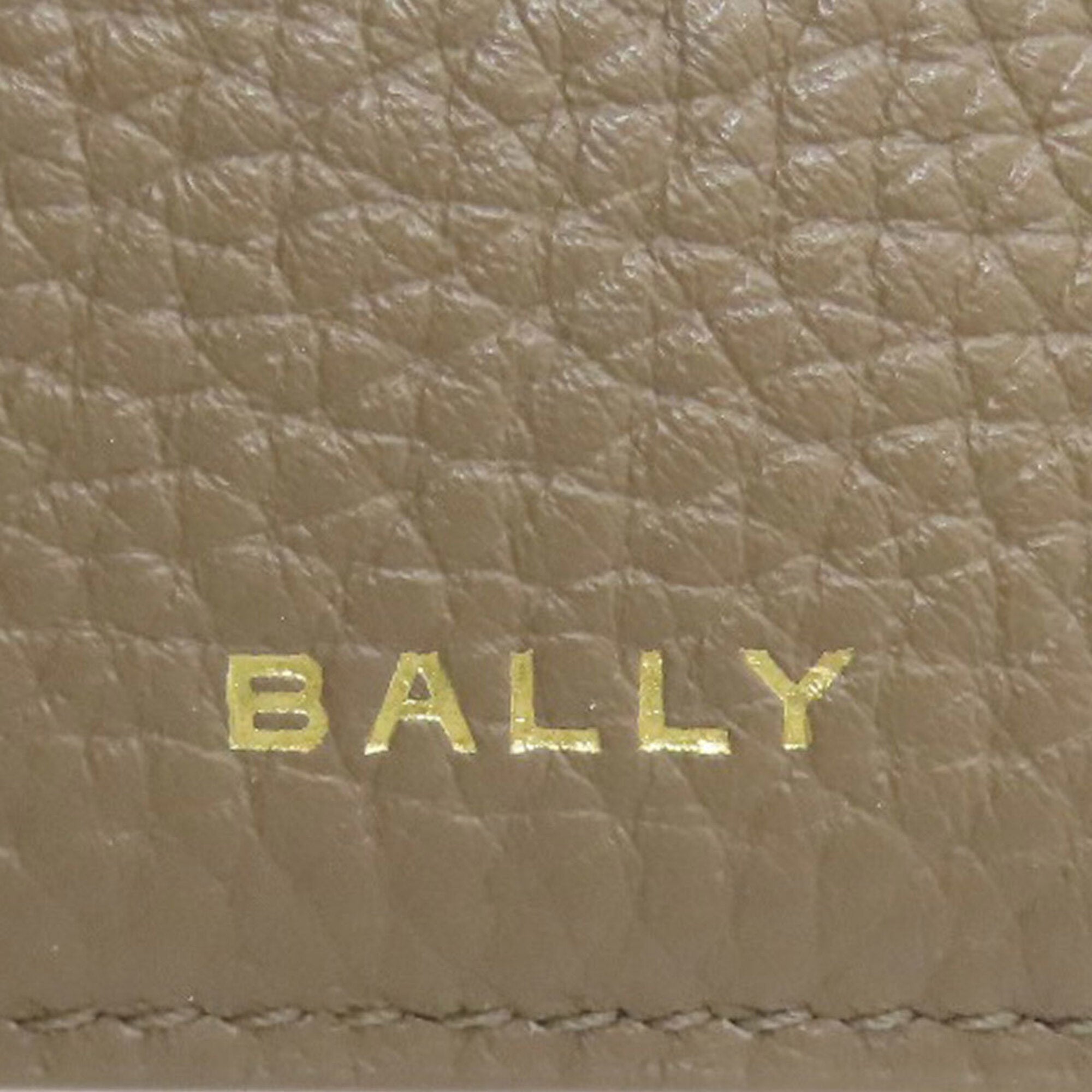 Bally Grayish Leather Wallet (Bi-Fold) (Pre-Owned)