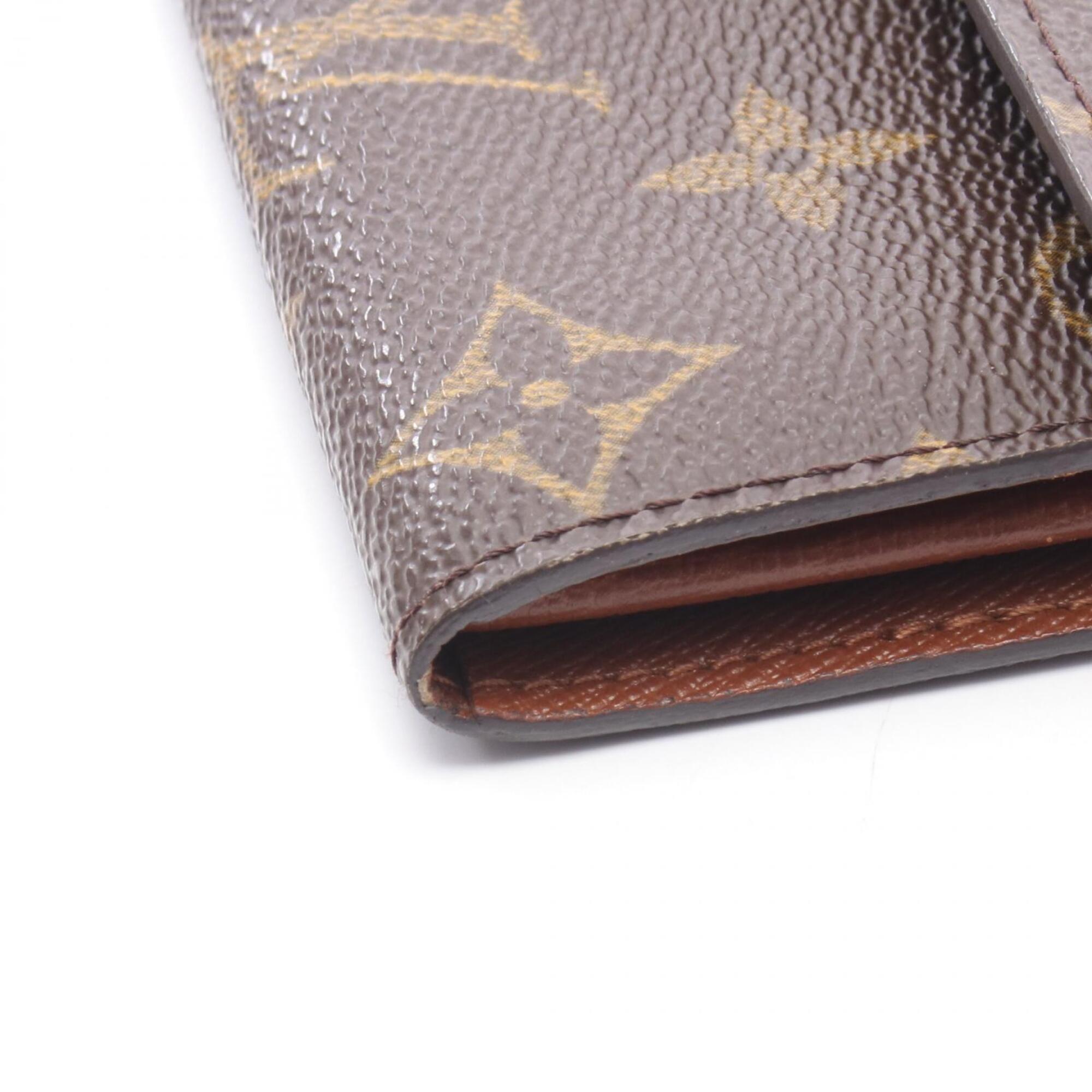 Louis Vuitton Brown Monogram Monogram Long Wallet (Bi-Fold) (Pre-Owned)