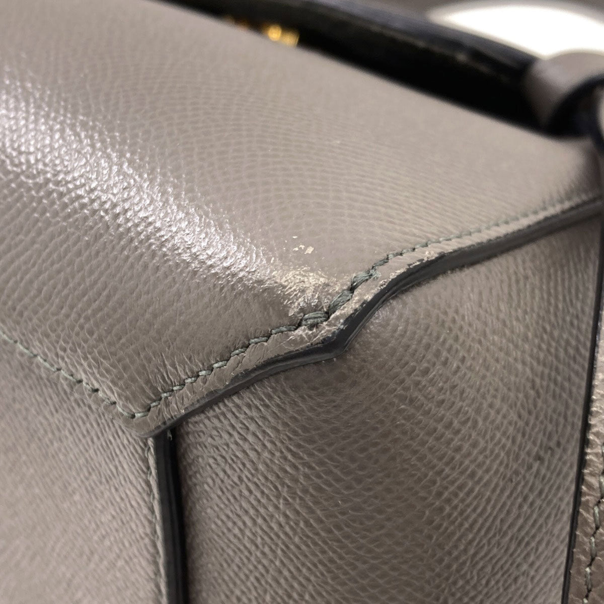 Celine Gray Leather Handbag (Pre-Owned)