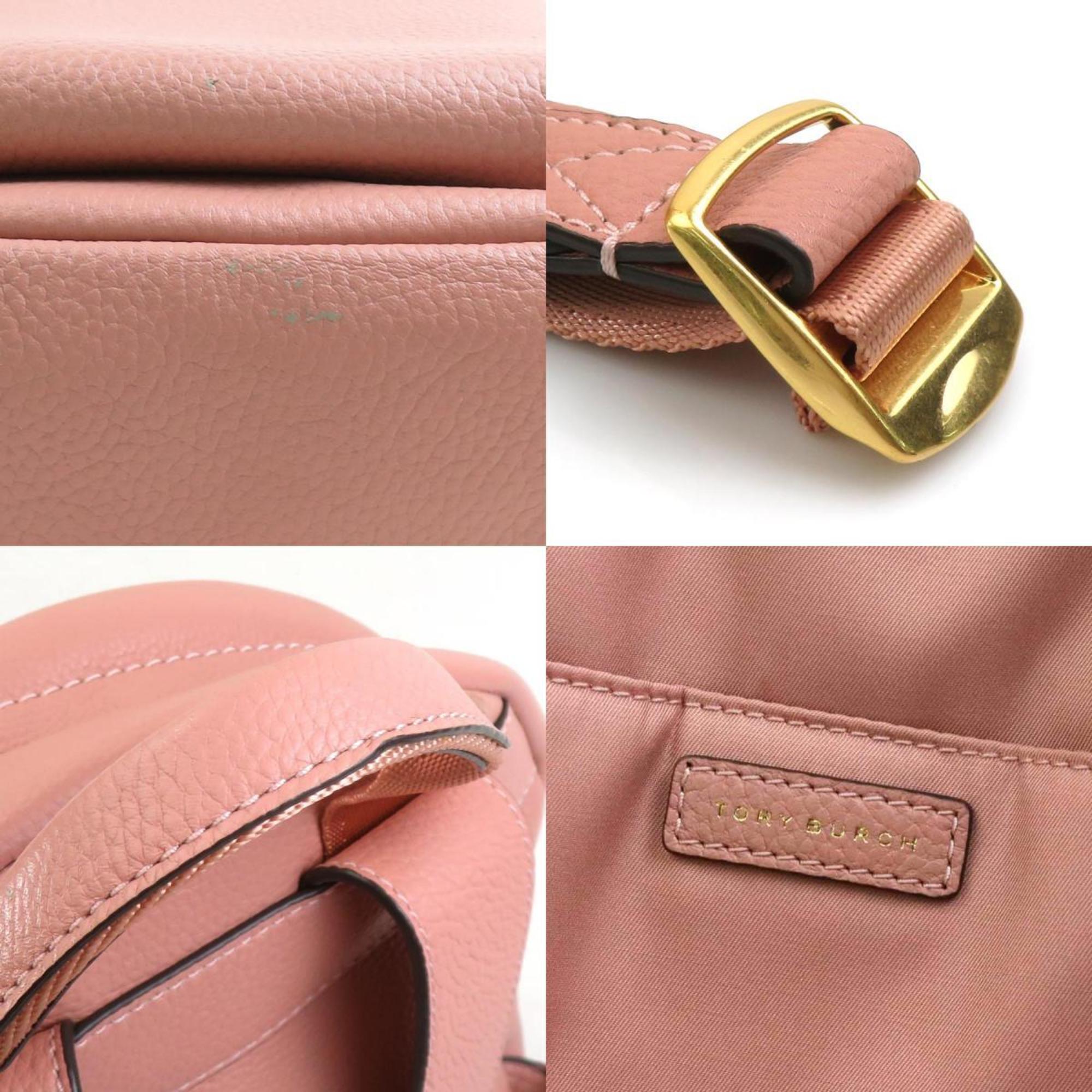 Tory Burch Pink Leather Backpack (Pre-Owned)