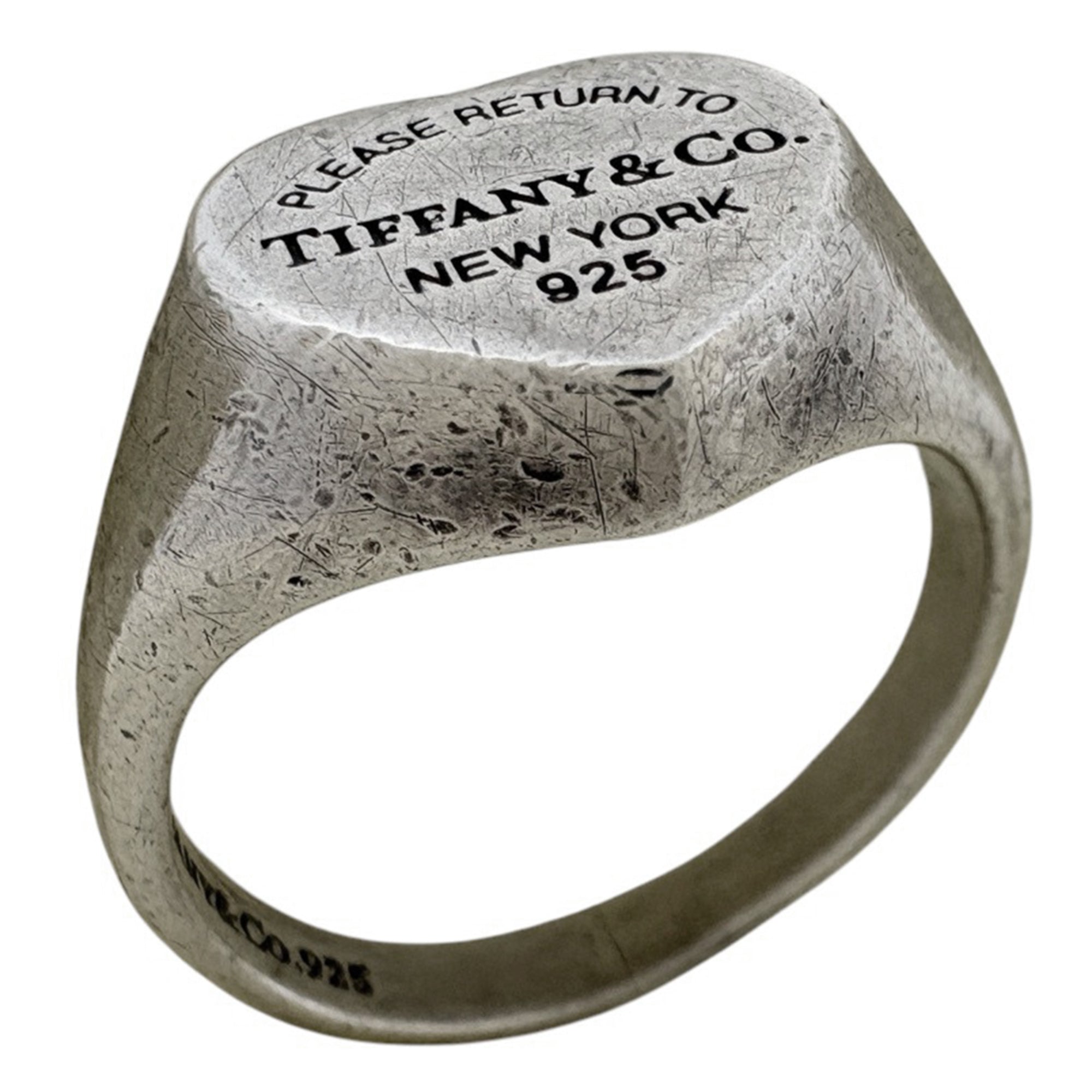 Tiffany Silver 925 Band Ring (Pre-Owned)