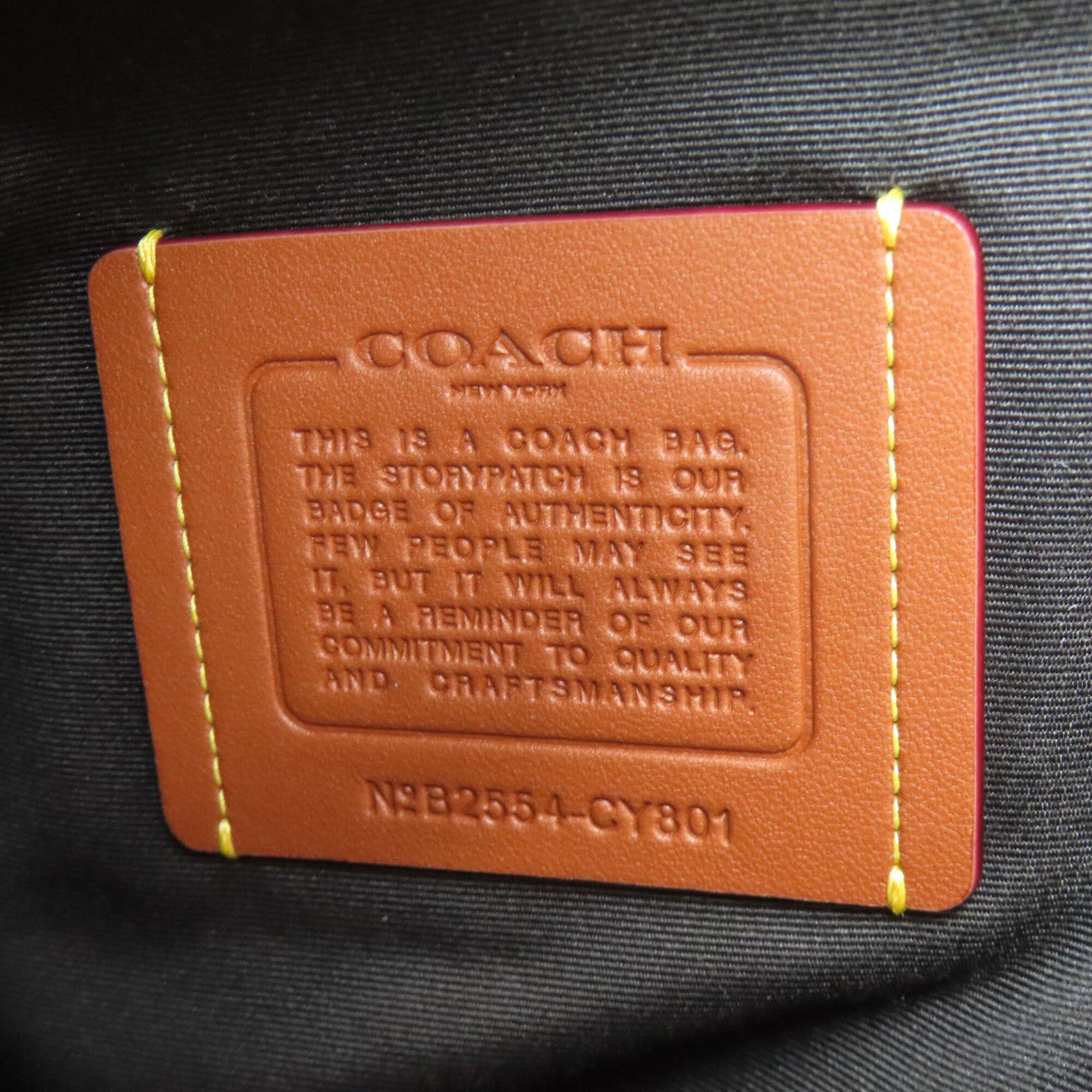 Coach Black Pvc Sling Bag (Pre-Owned)