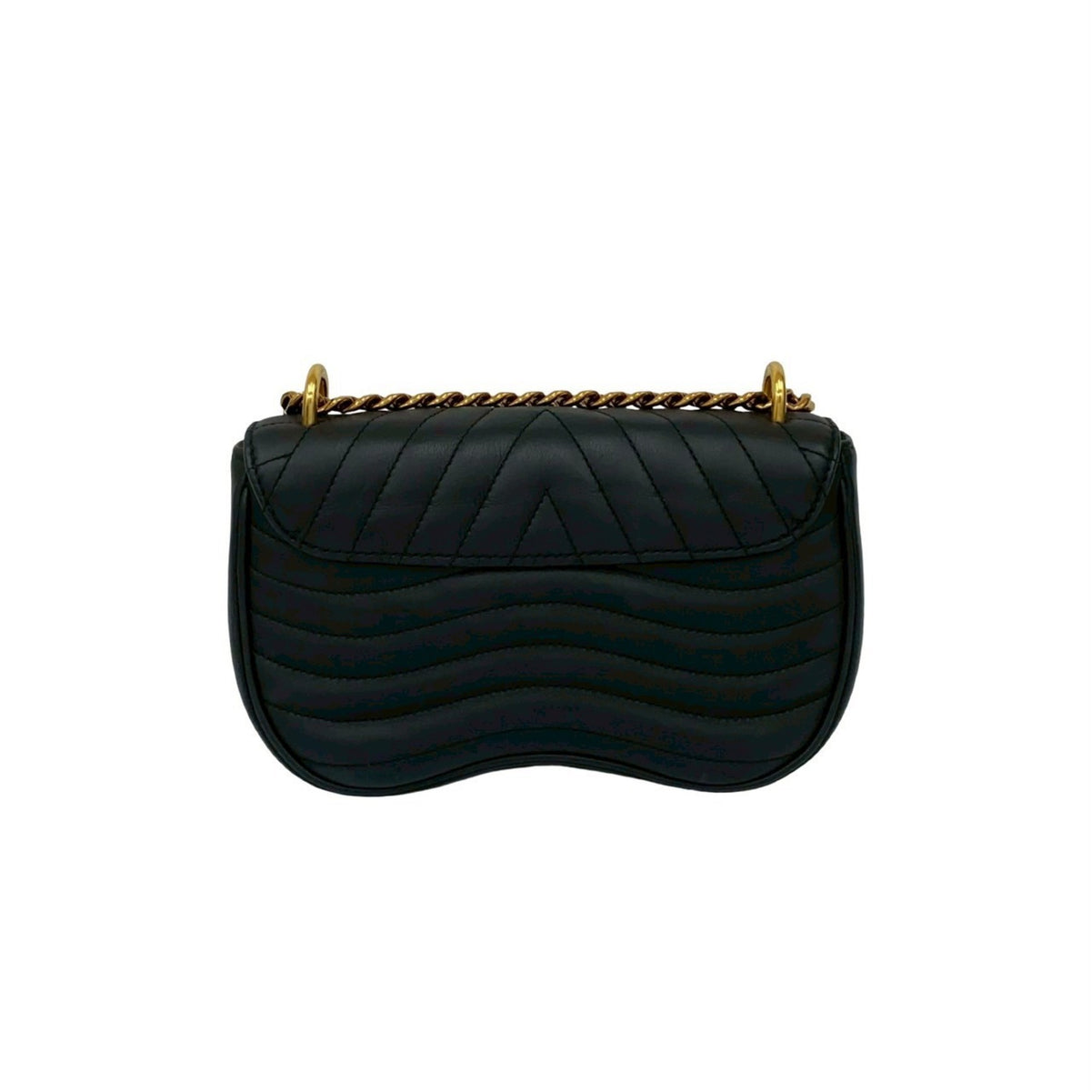 Louis Vuitton Black Leather Handbag Shoulder Bag (Pre-Owned)