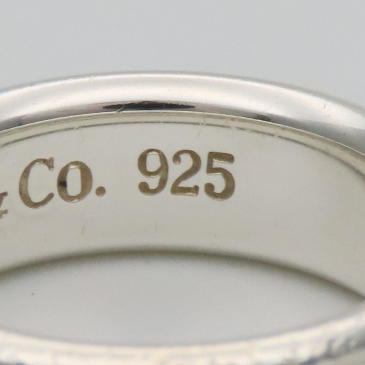 Tiffany Silver Silver 925 Band Ring (Pre-Owned)