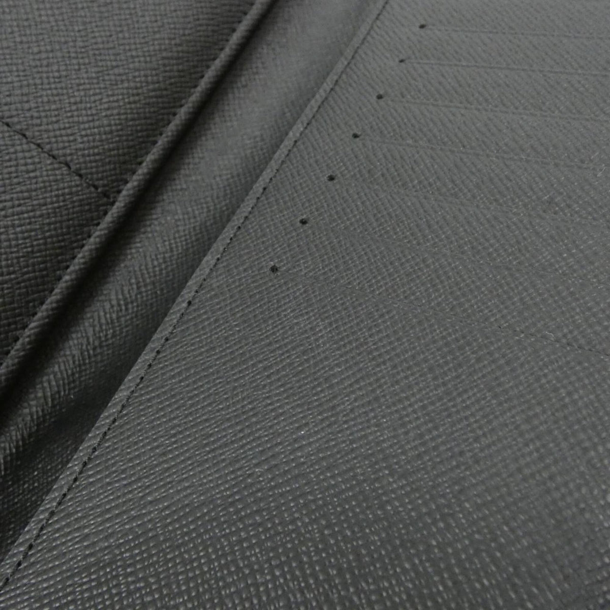 Louis Vuitton Dark Gray Graphite Coated Canvas Long Wallet (Bi-Fold) (Pre-Owned)