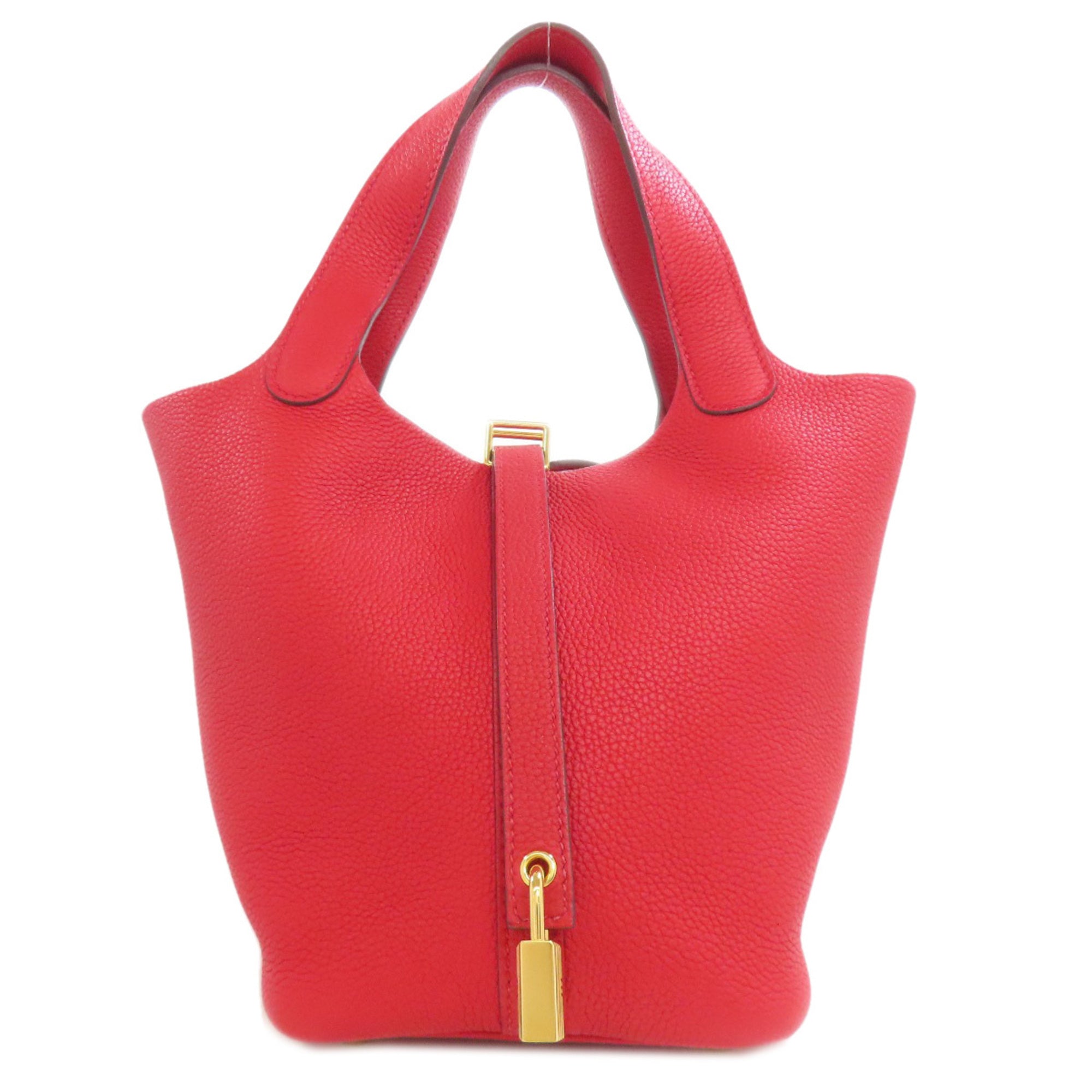 Hermes Vermilion Handbag (Pre-Owned)