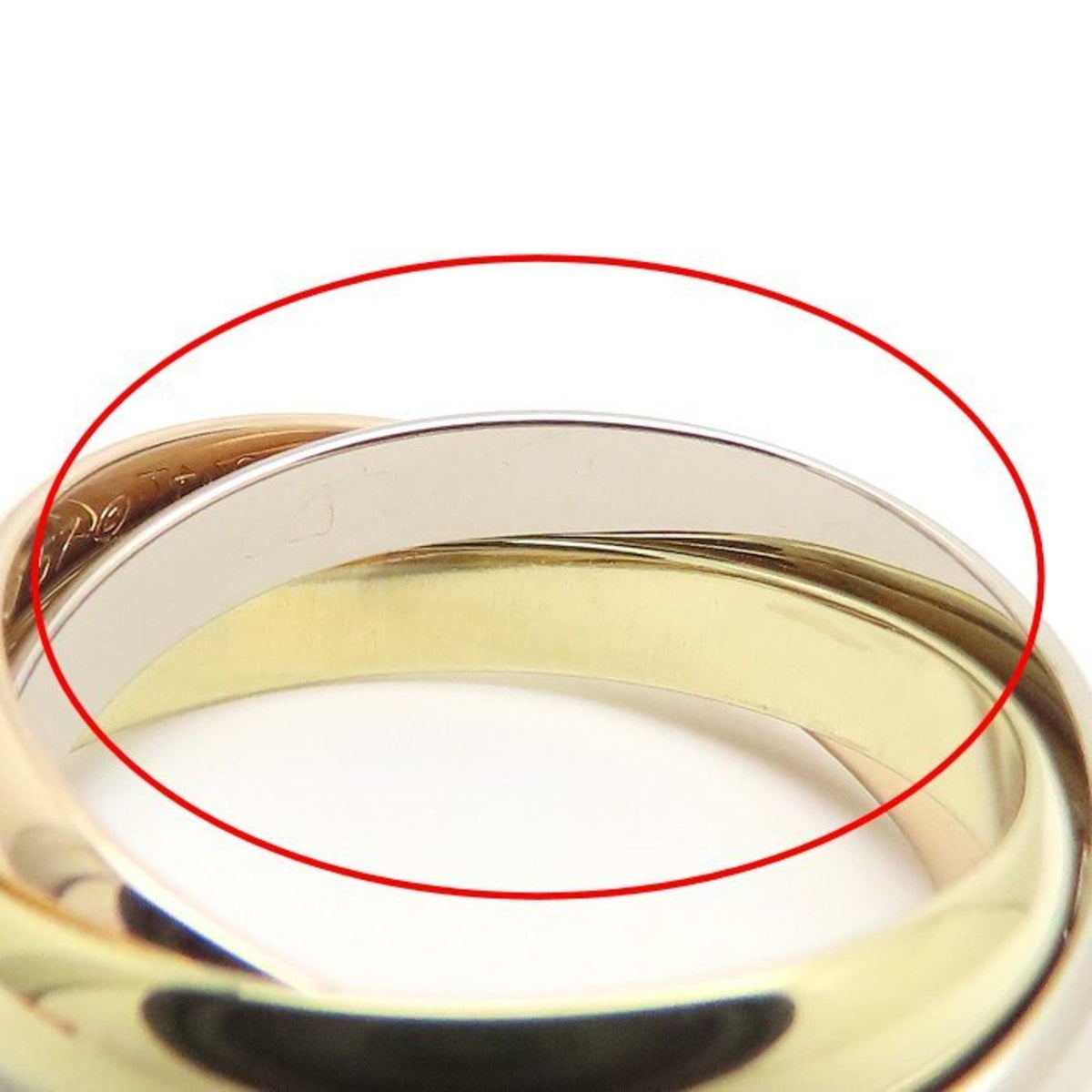 Cartier Yellow Gold (18K) Pink Gold (18K) White Gold (18K) Band Ring (Pre-Owned)