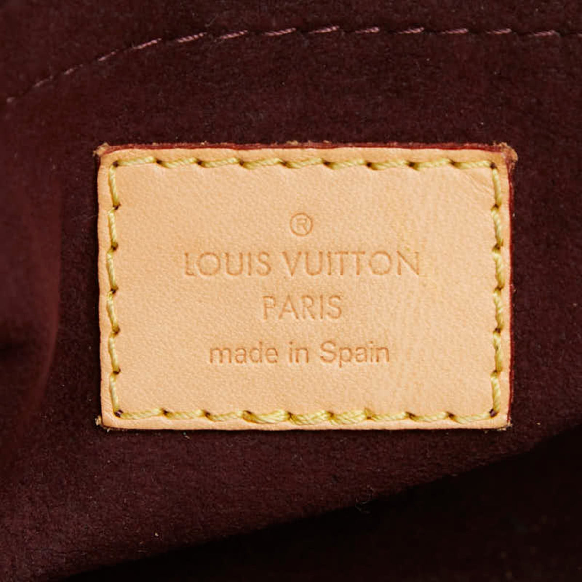 Louis Vuitton Brown Pvc Leather Handbag Shoulder Bag (Pre-Owned)