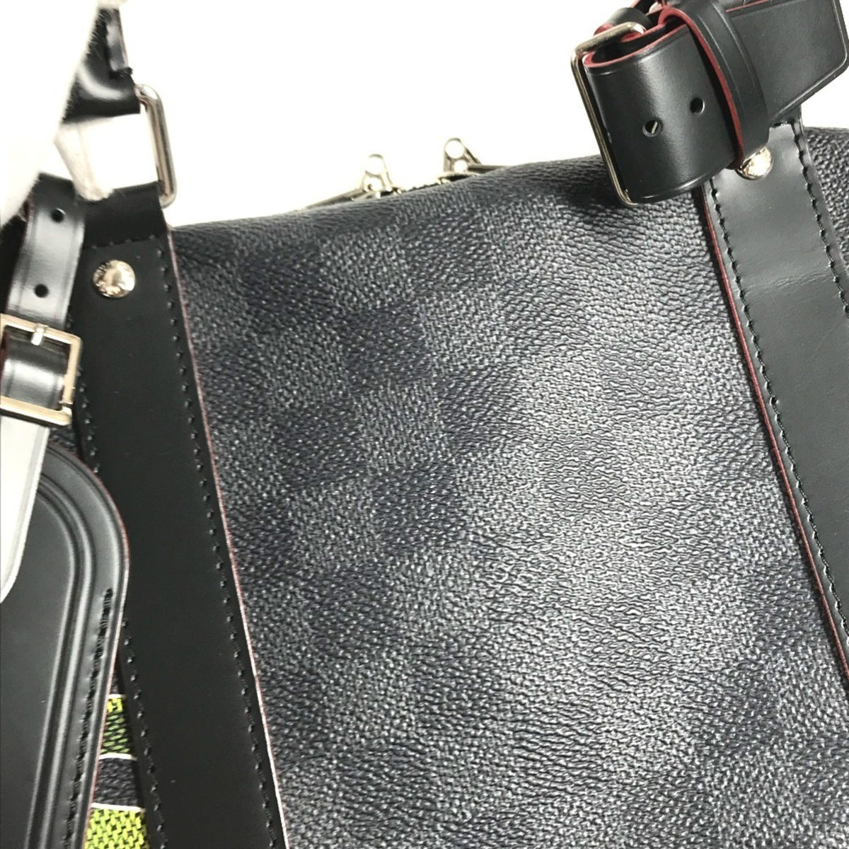 Louis Vuitton Black Damier Graphite Canvas Boston Bag (Pre-Owned)