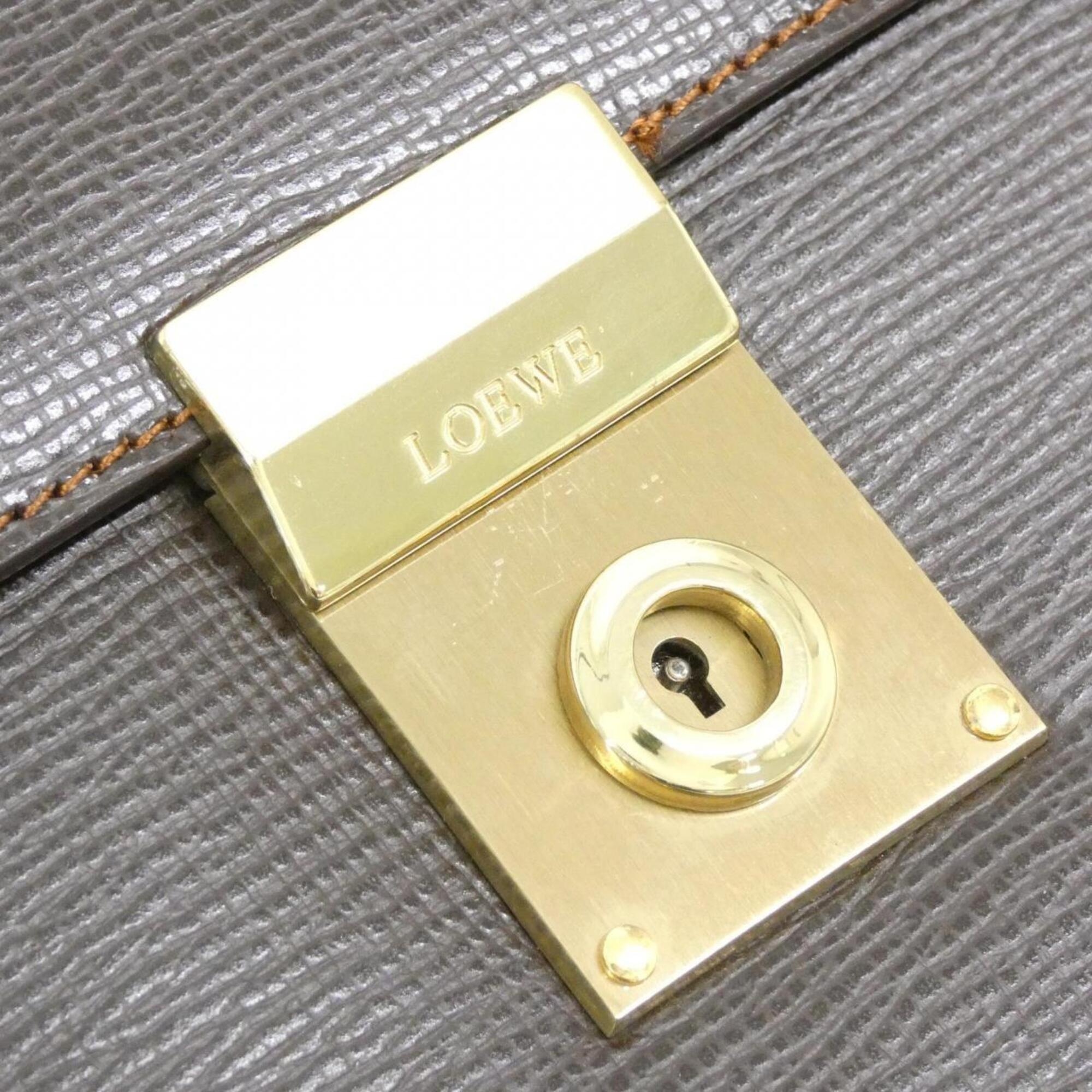Loewe Brown Leather Shoulder Bag (Pre-Owned)