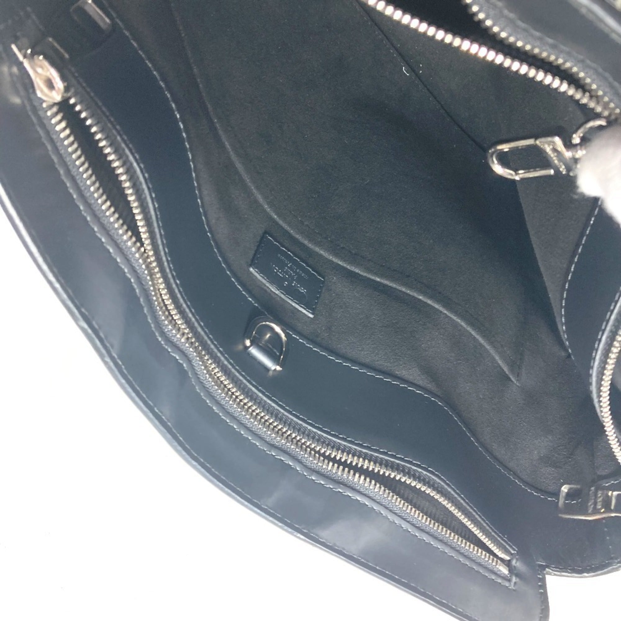 Louis Vuitton Black Noir Epi Leather Handbag Shoulder Bag Tote Bag (Pre-Owned)