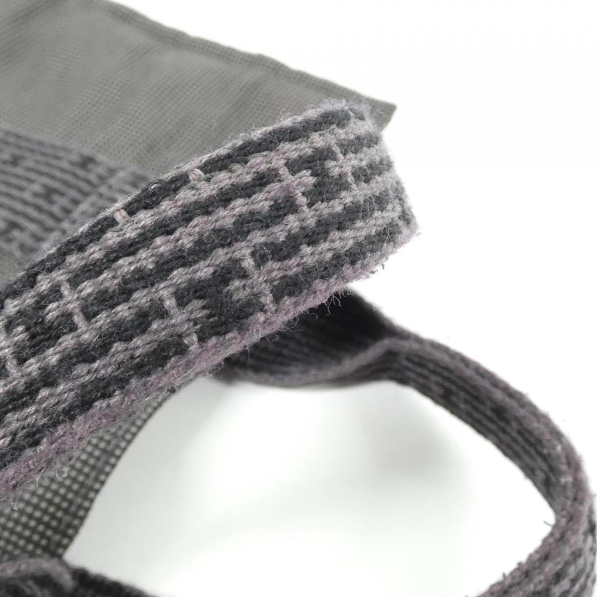 Hermes Black Canvas Handbag (Pre-Owned)