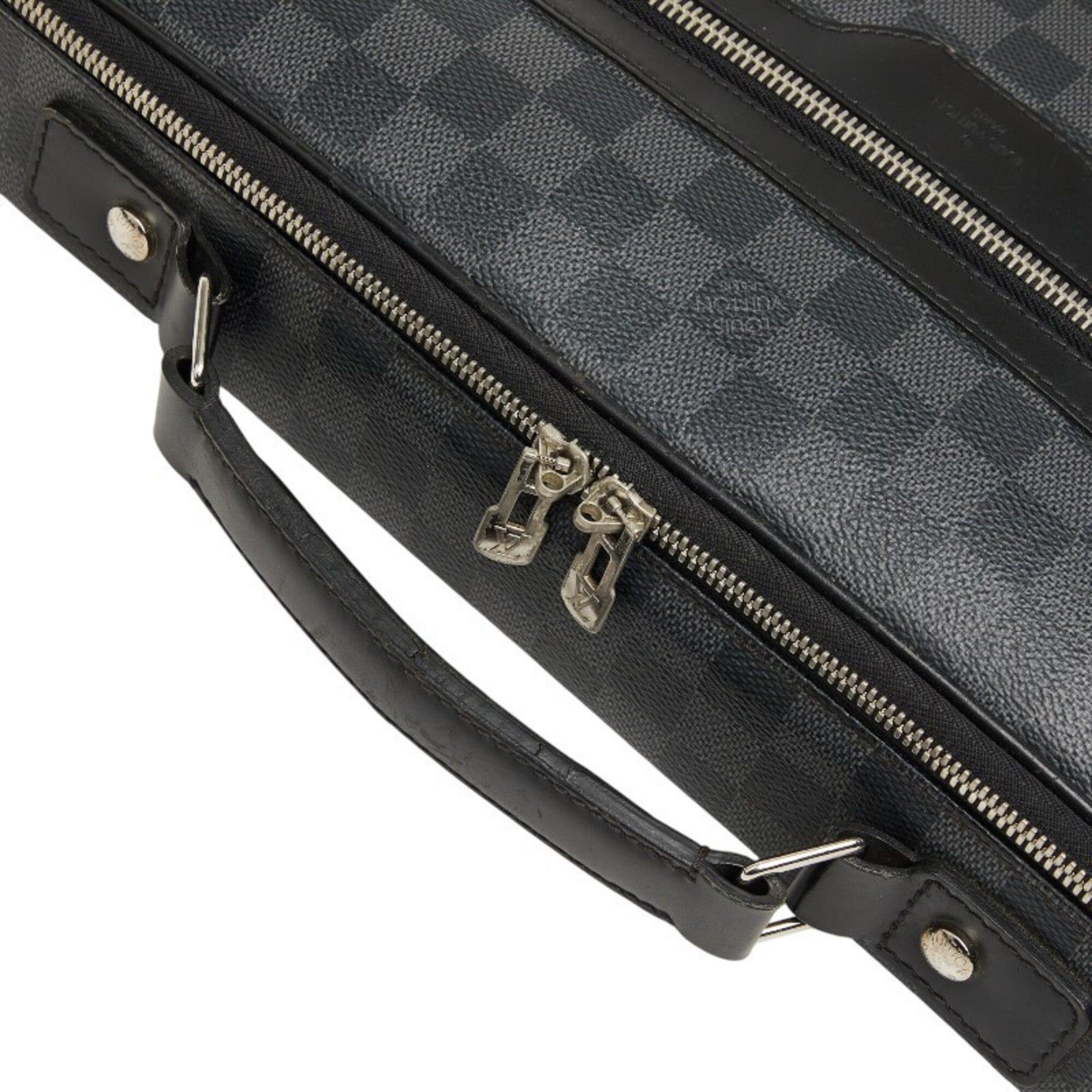 Louis Vuitton Black Pvc Leather Shoulder Bag (Pre-Owned)