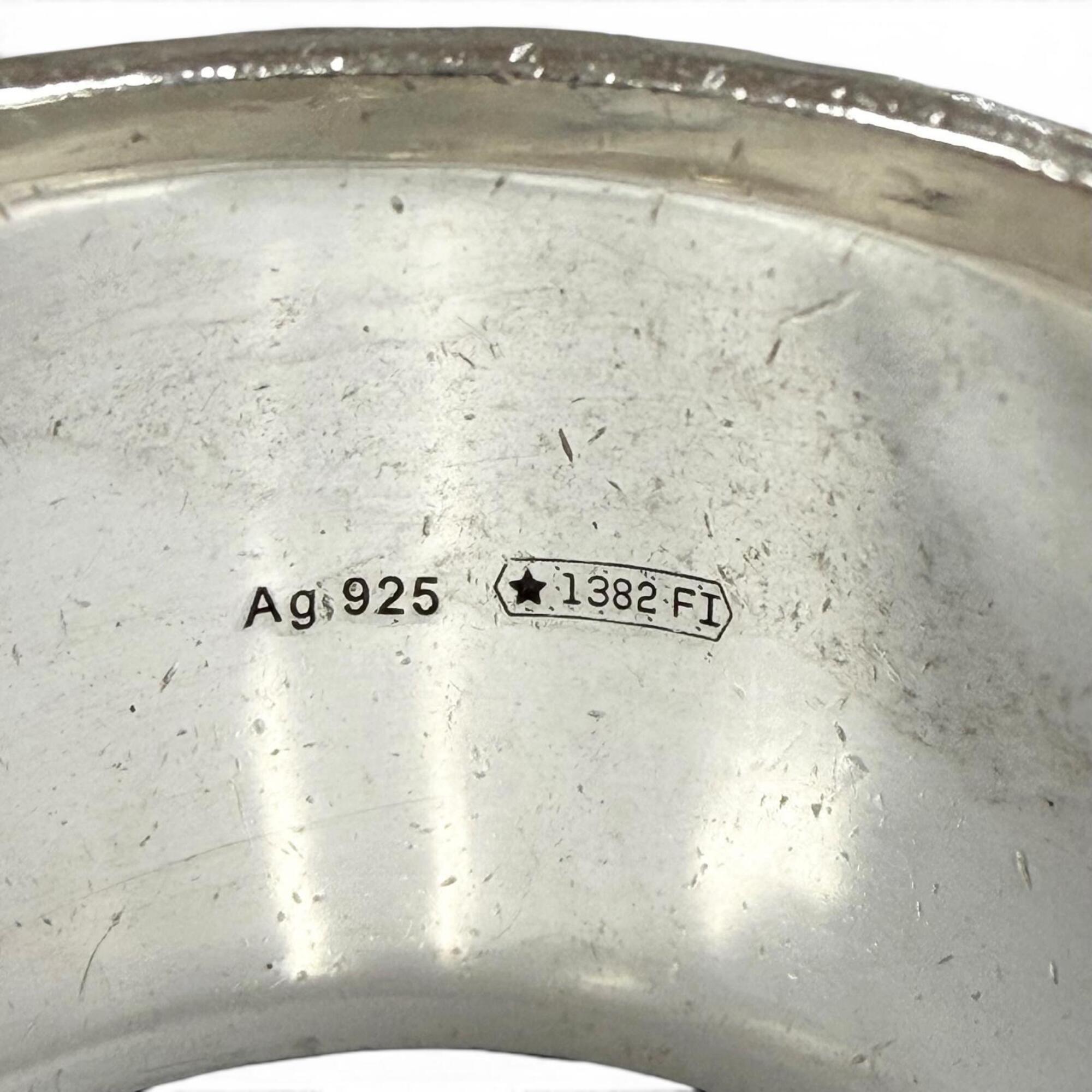 Gucci Silver Silver 925 Band Ring (Pre-Owned)