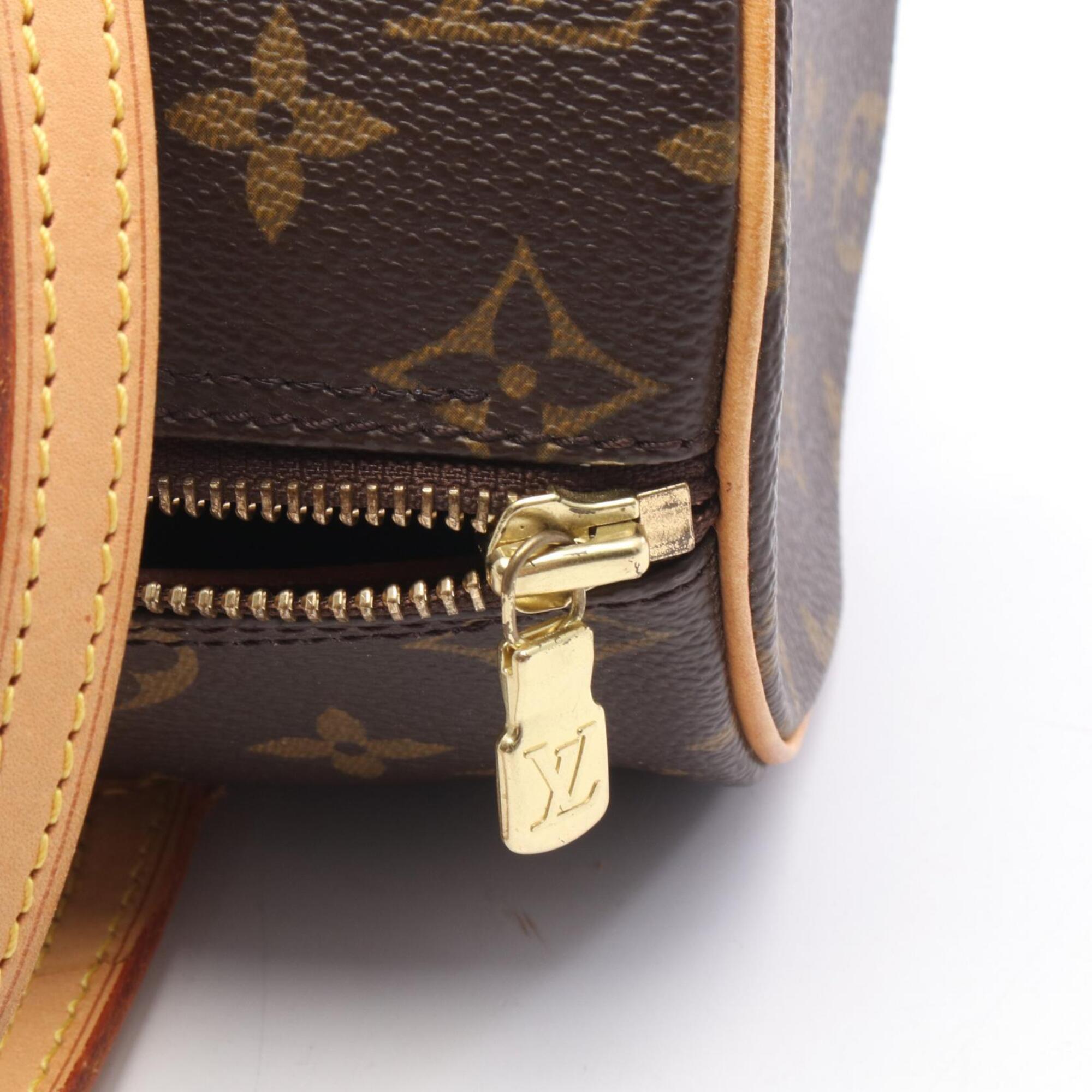 Louis Vuitton Brown Pvc Leather Handbag (Pre-Owned)