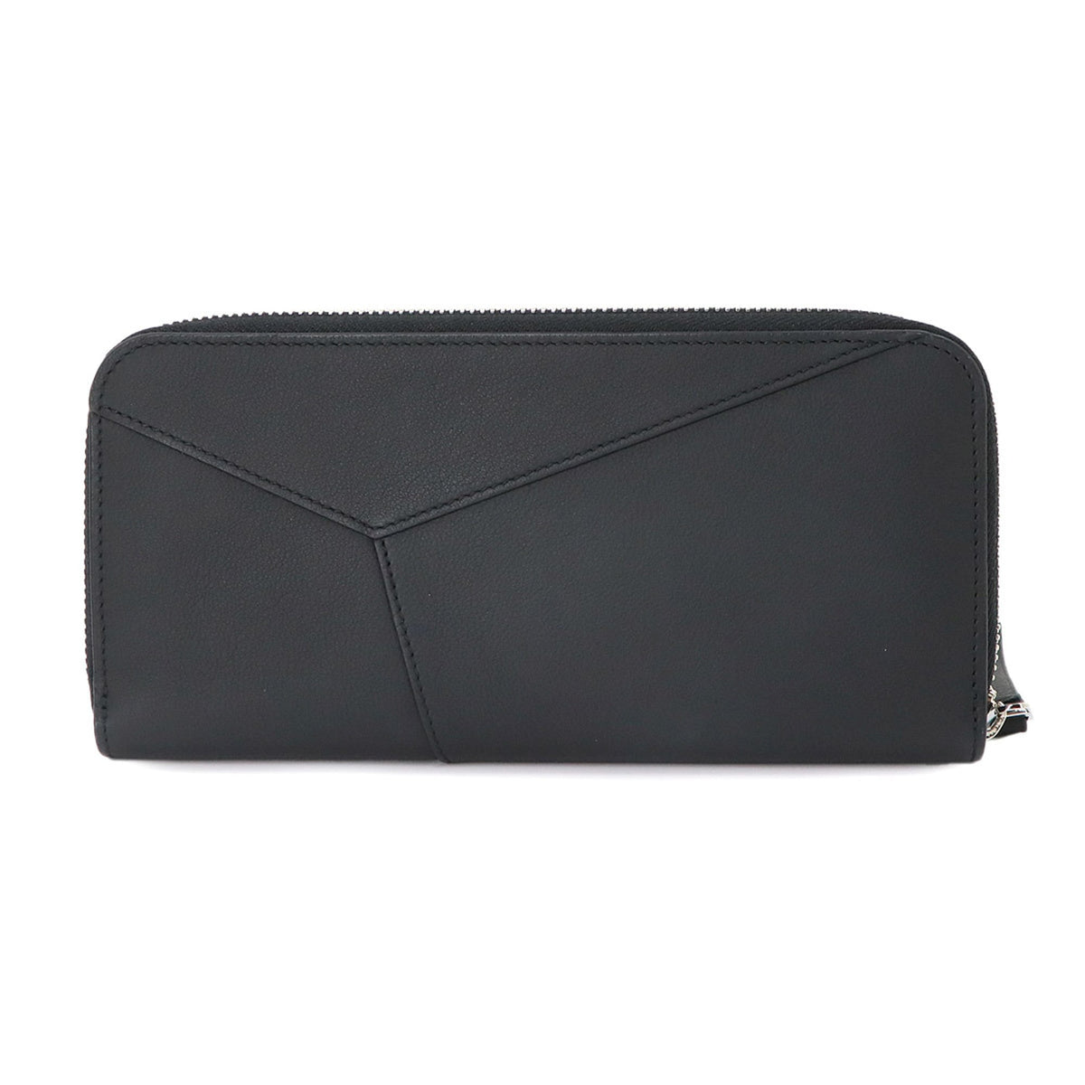 Loewe Black Leather Long Wallet (Bi-Fold) (Pre-Owned)